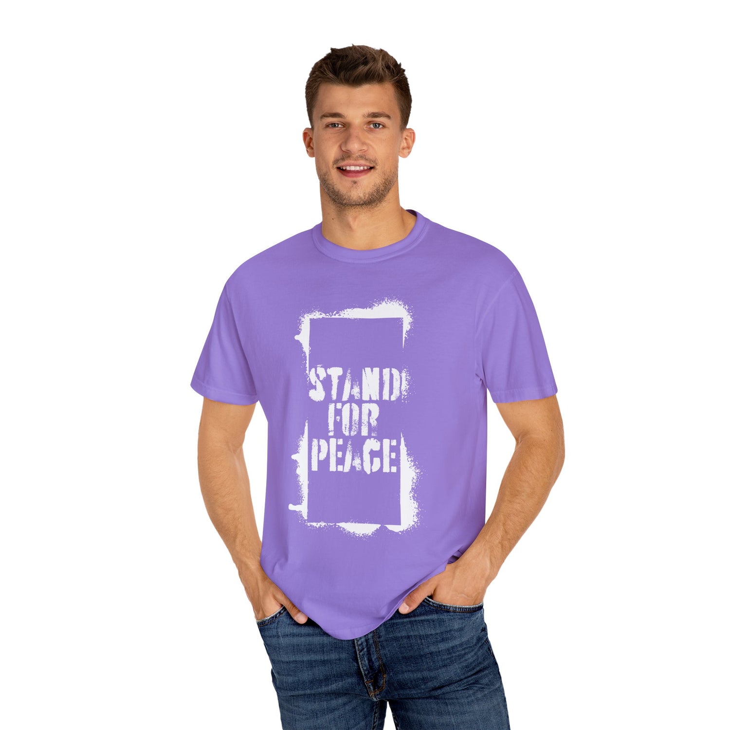 "Stand for Peace" Unisex Garment-Dyed T-shirt