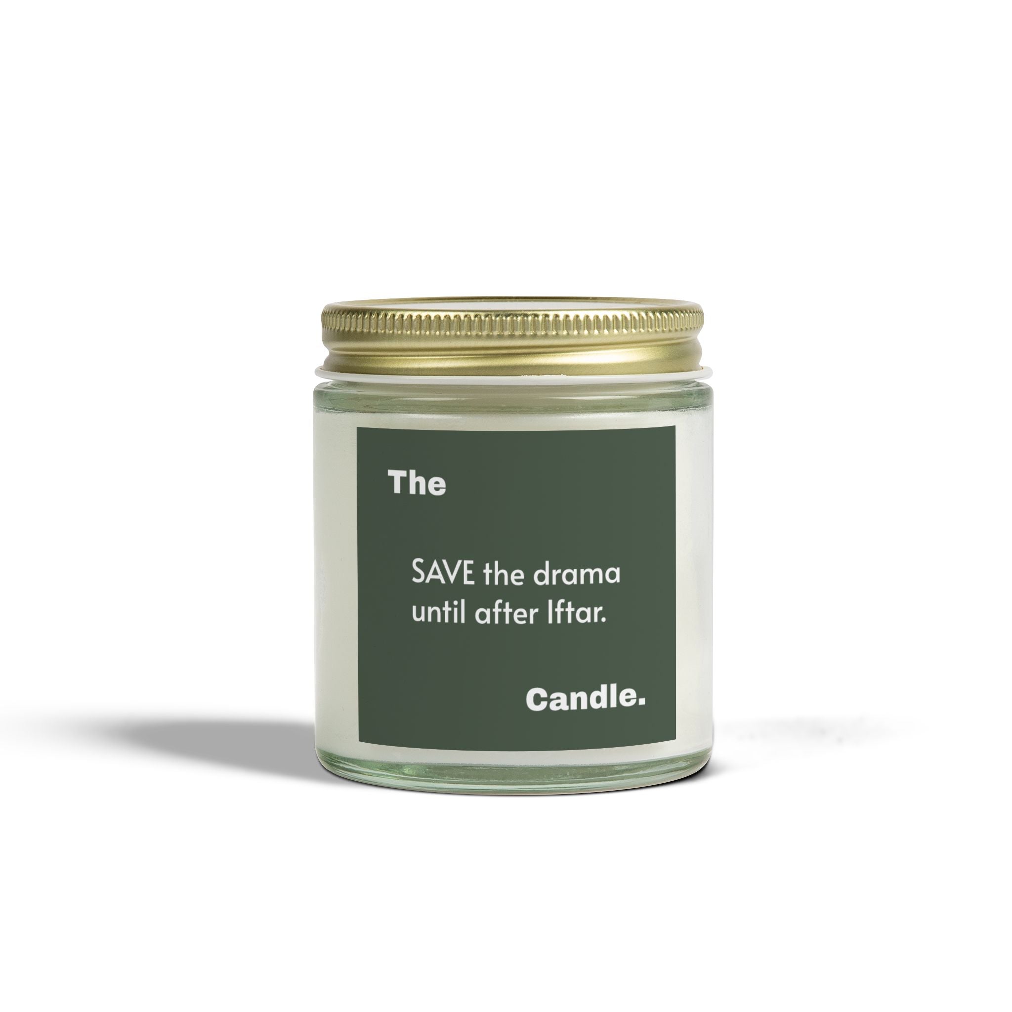 "Save the Drama" Scented Candles, Coconut Apricot Wax (4oz, 9oz)