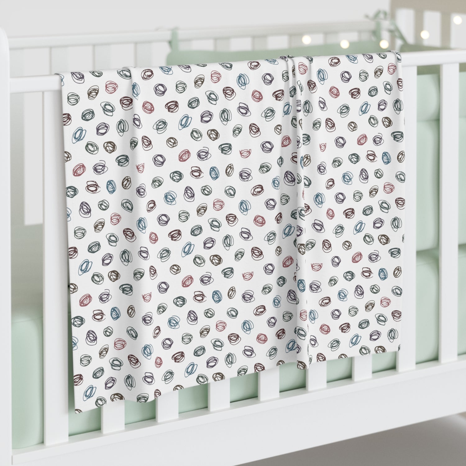 Polka Dots Baby Swaddle Blanket
