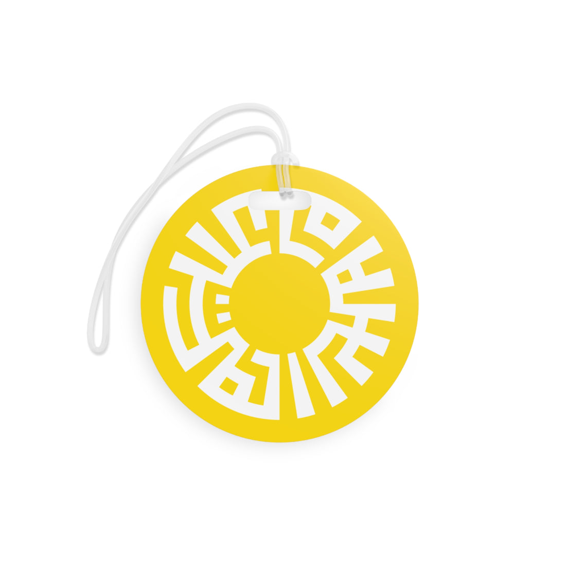 "Salam" Luggage Tag- Yellow