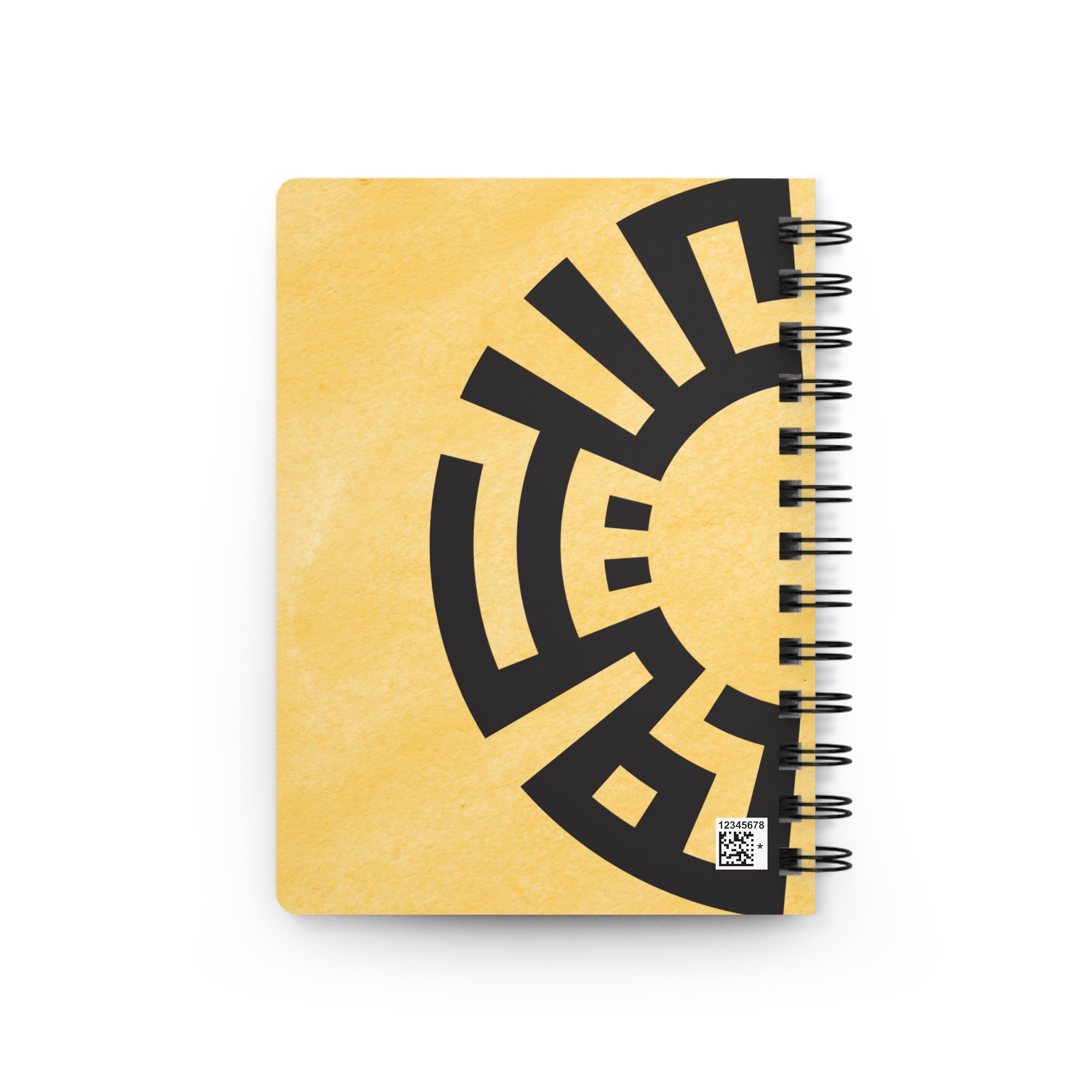 Spiral Bound Journal- "Salam" Yellow
