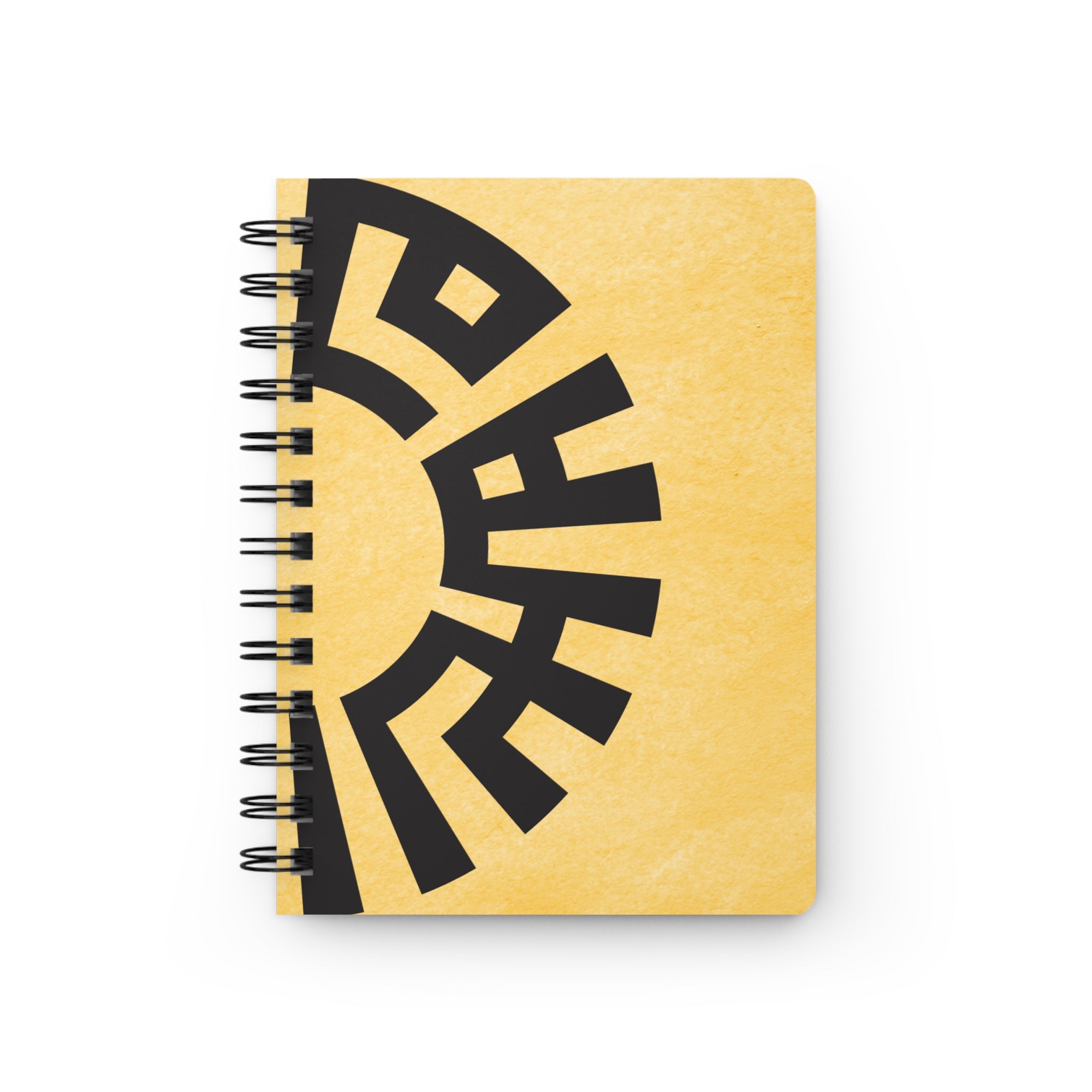 Spiral Bound Journal- "Salam" Yellow