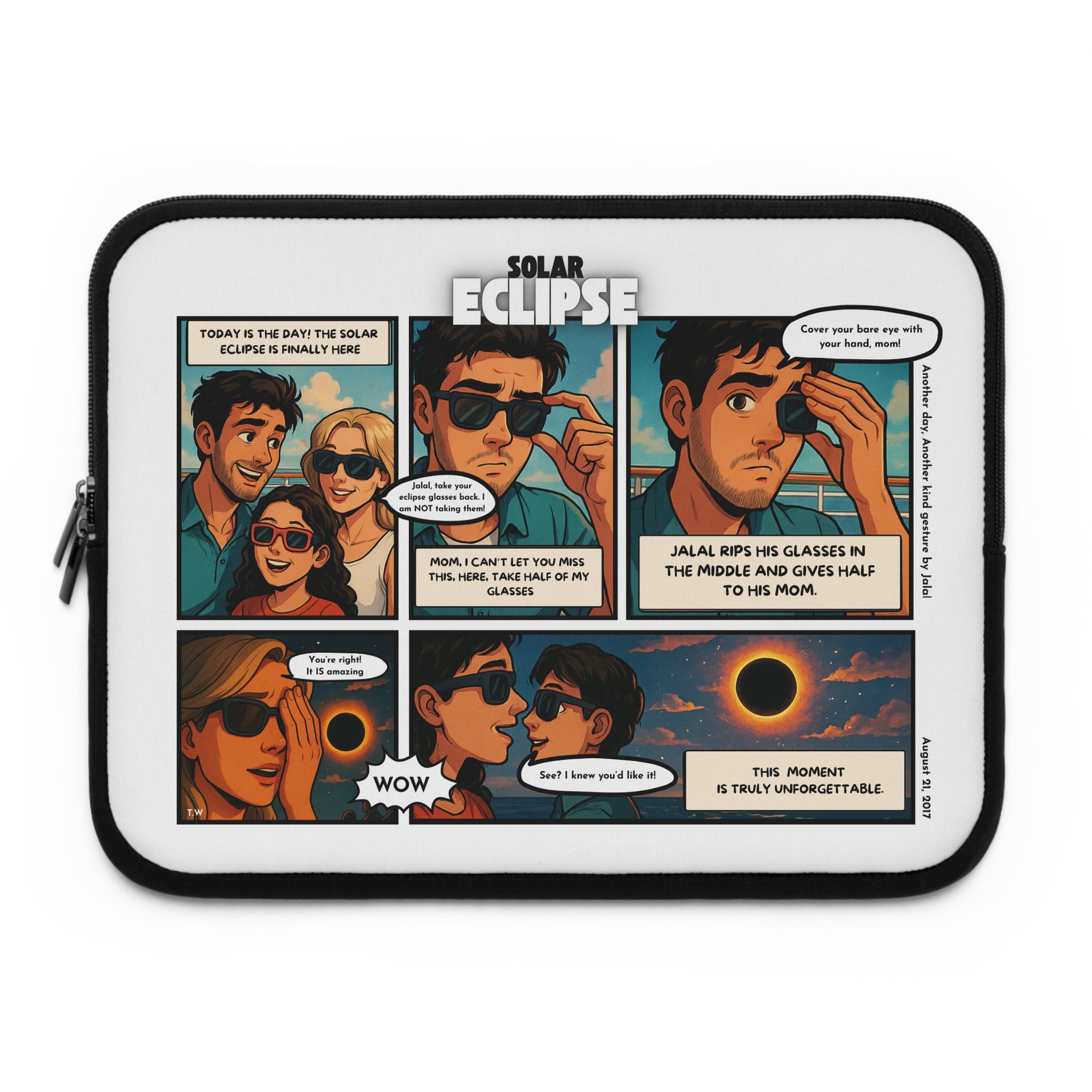 Comic-Inspired Laptop Sleeve - Customized to your story and characters!