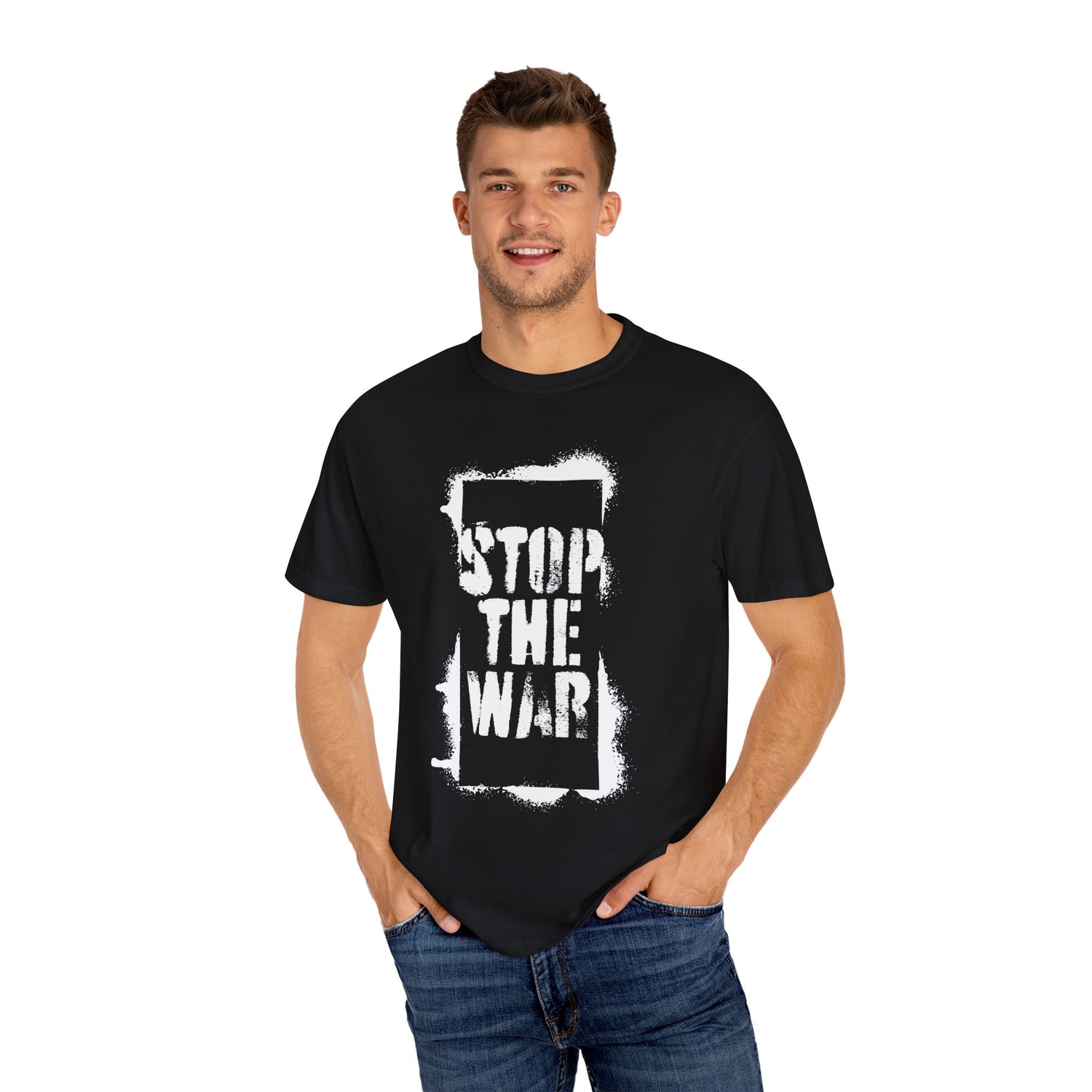 "Stop the War" Unisex Garment-Dyed T-shirt