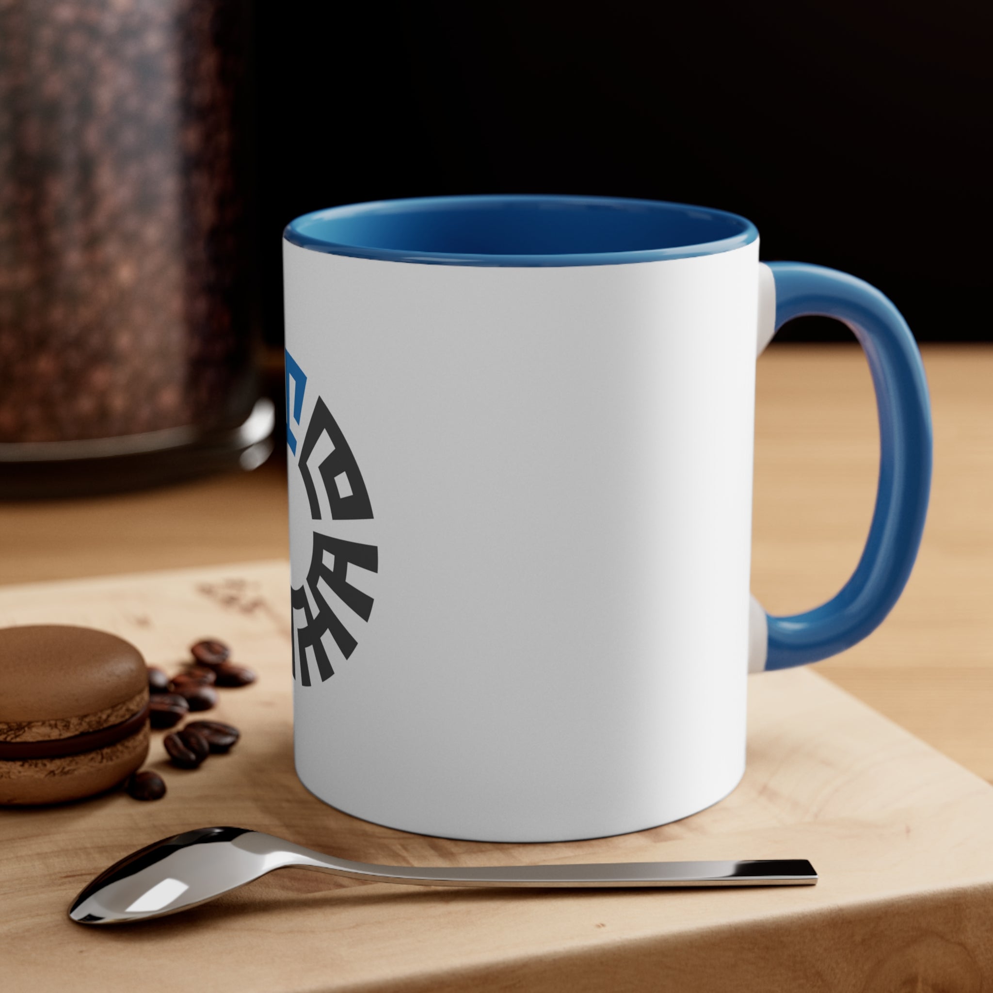 "Salam" Accent Coffee Mug, 11oz- Blue