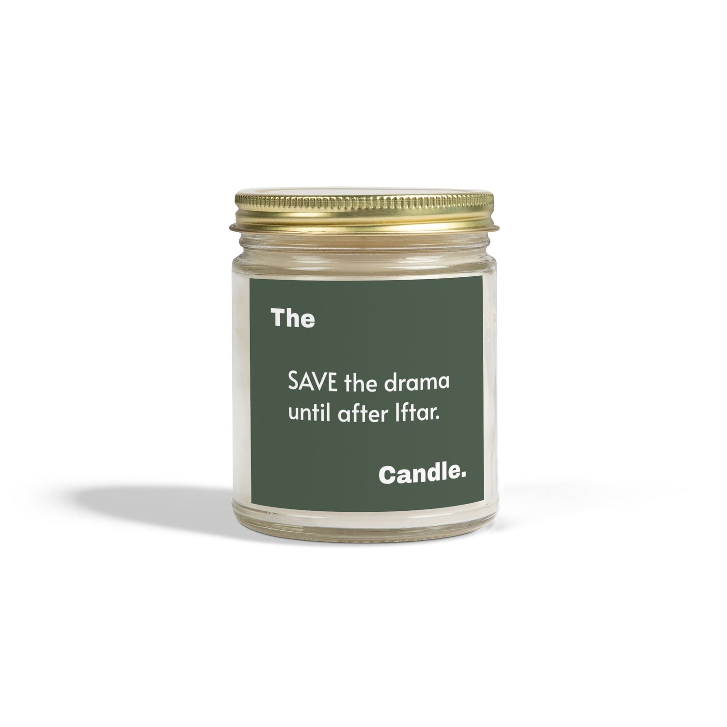 "Save the Drama" Scented Candles, Coconut Apricot Wax (4oz, 9oz)