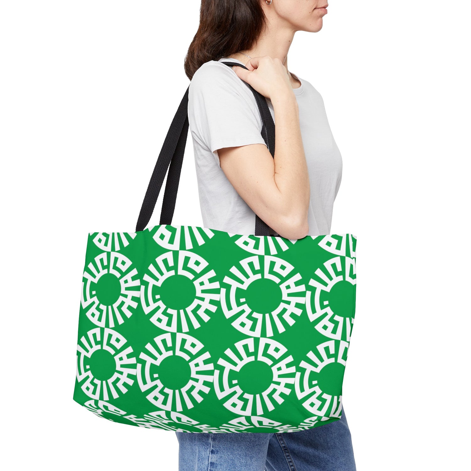 "Salam" Weekender Tote Bag- Green