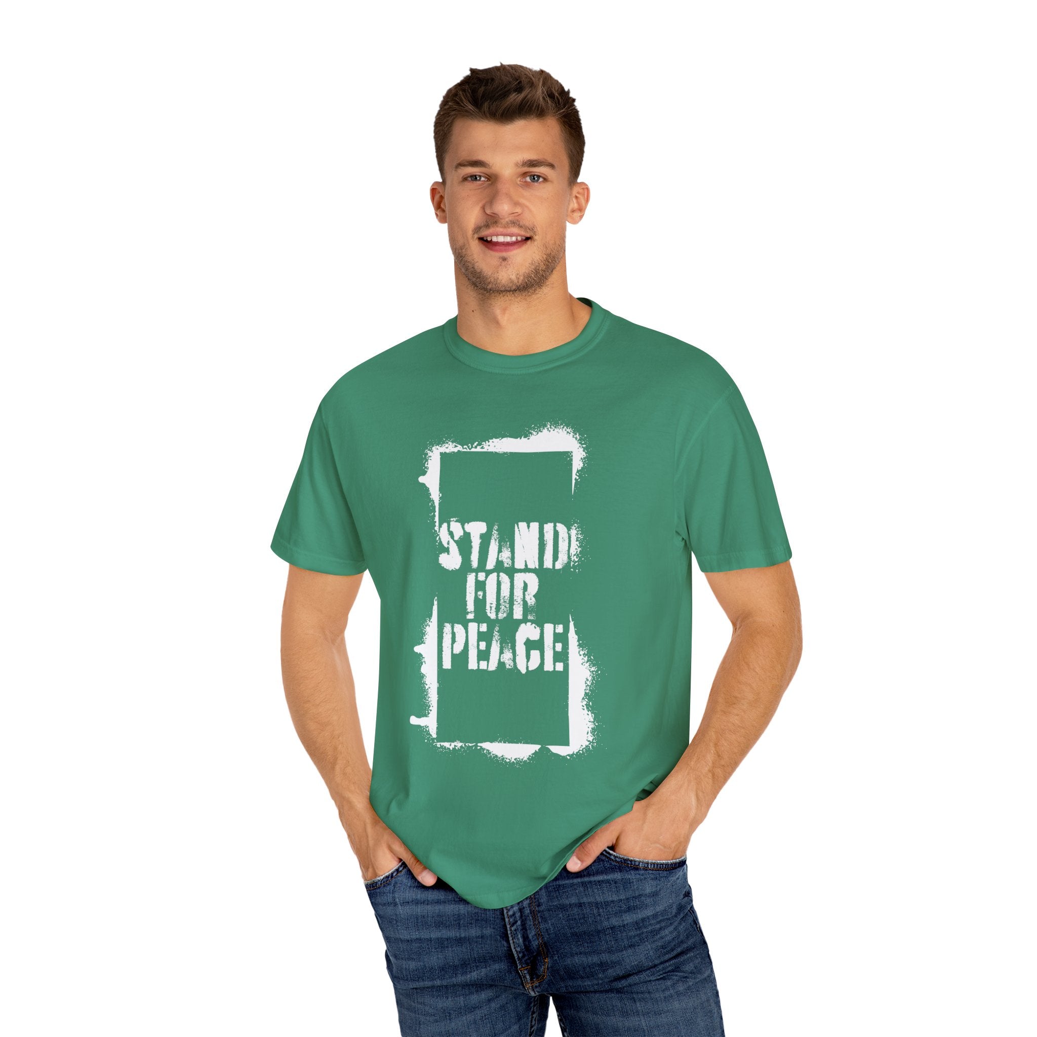 "Stand for Peace" Unisex Garment-Dyed T-shirt