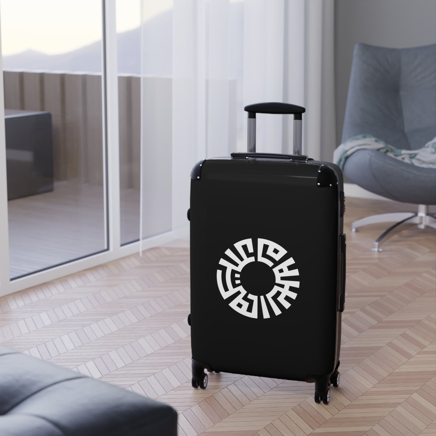 Travel Suitcase, Black