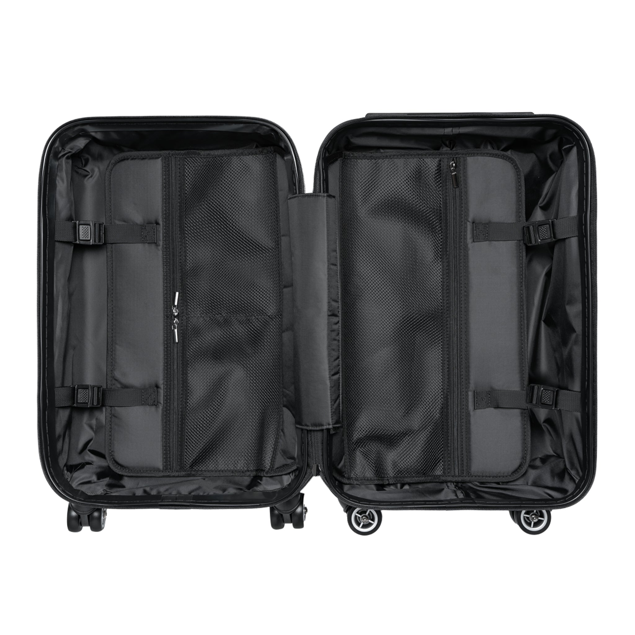 Travel Suitcases- White/Yellow