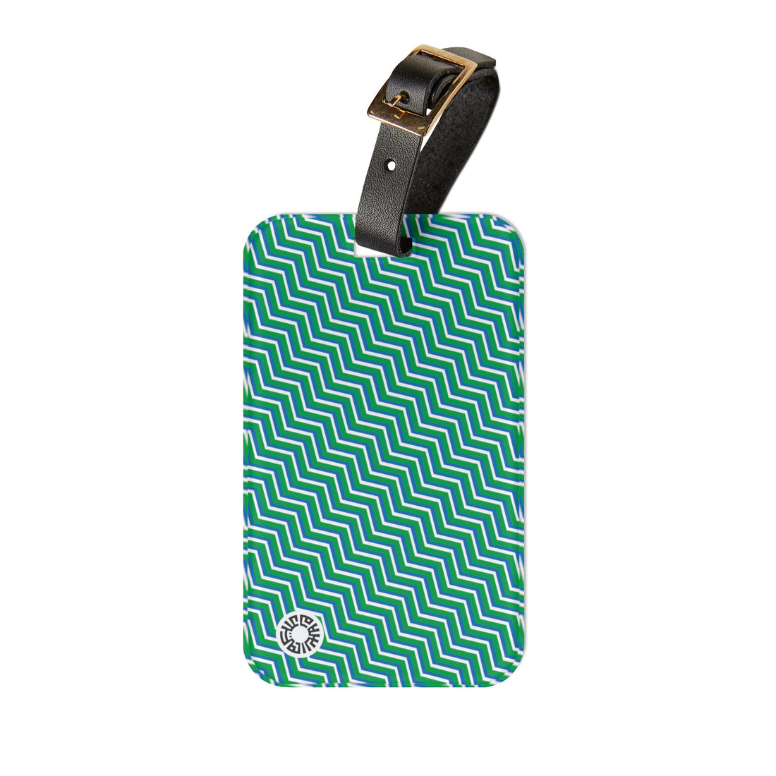 Luggage Tag- Blue/Green