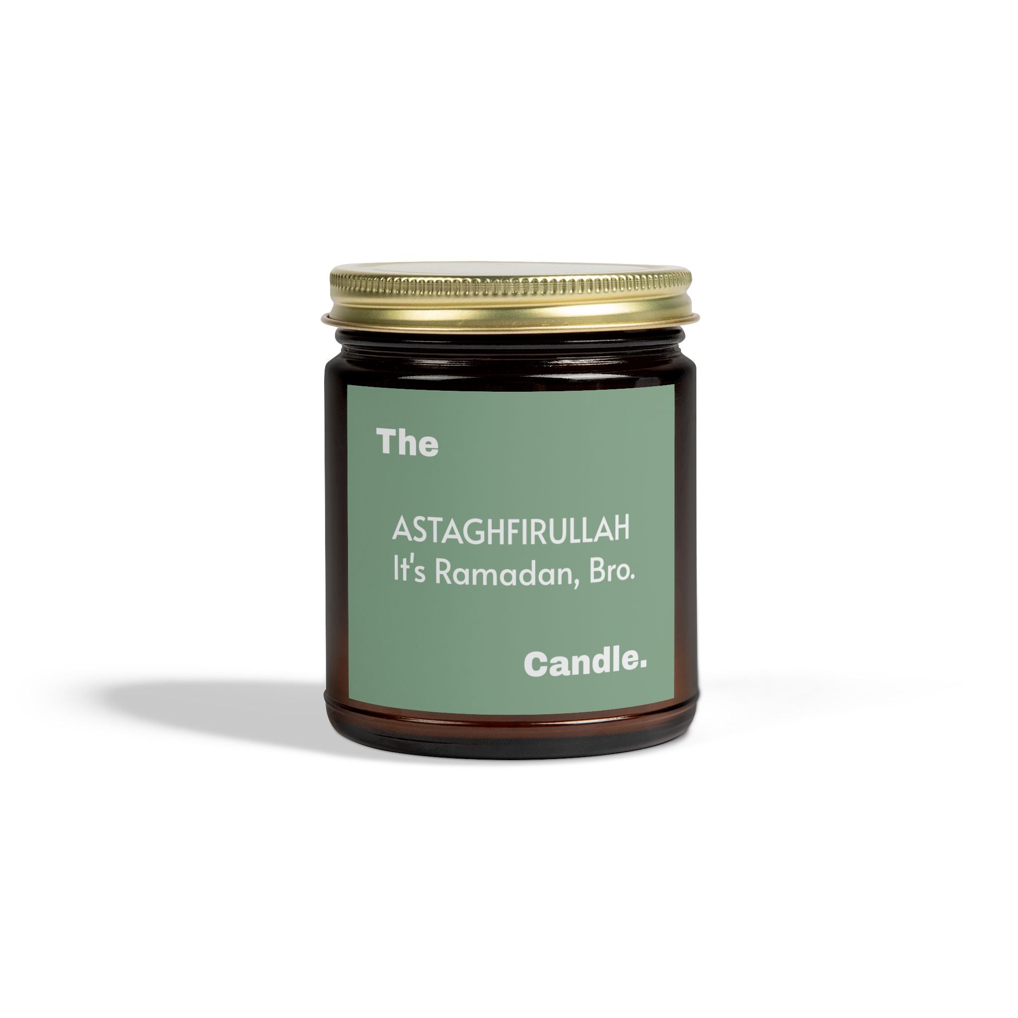 "Astaghfirullah" Scented Candles, Coconut Apricot Wax (4oz, 9oz)