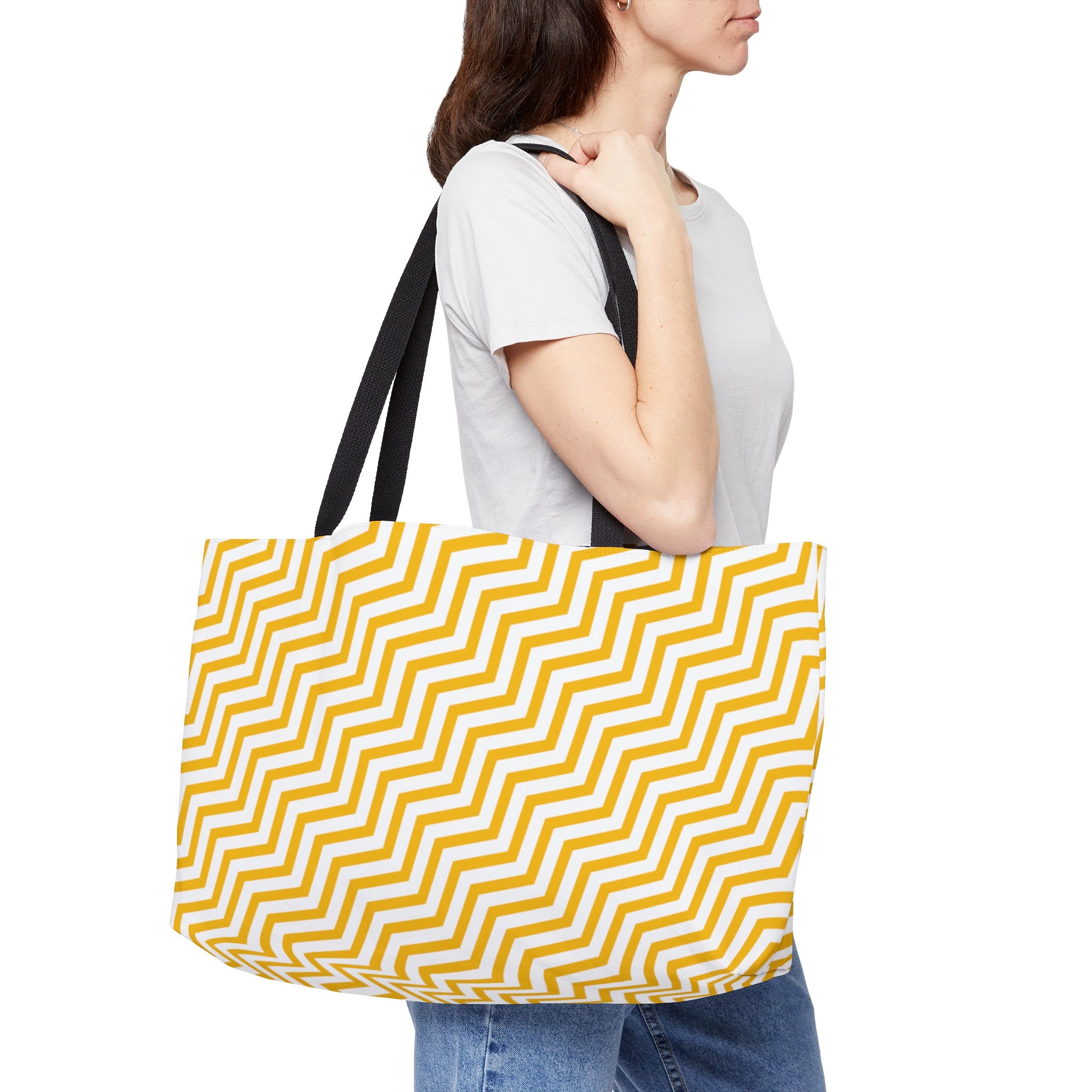 "Salam"  Weekender Tote Bag- Yellow