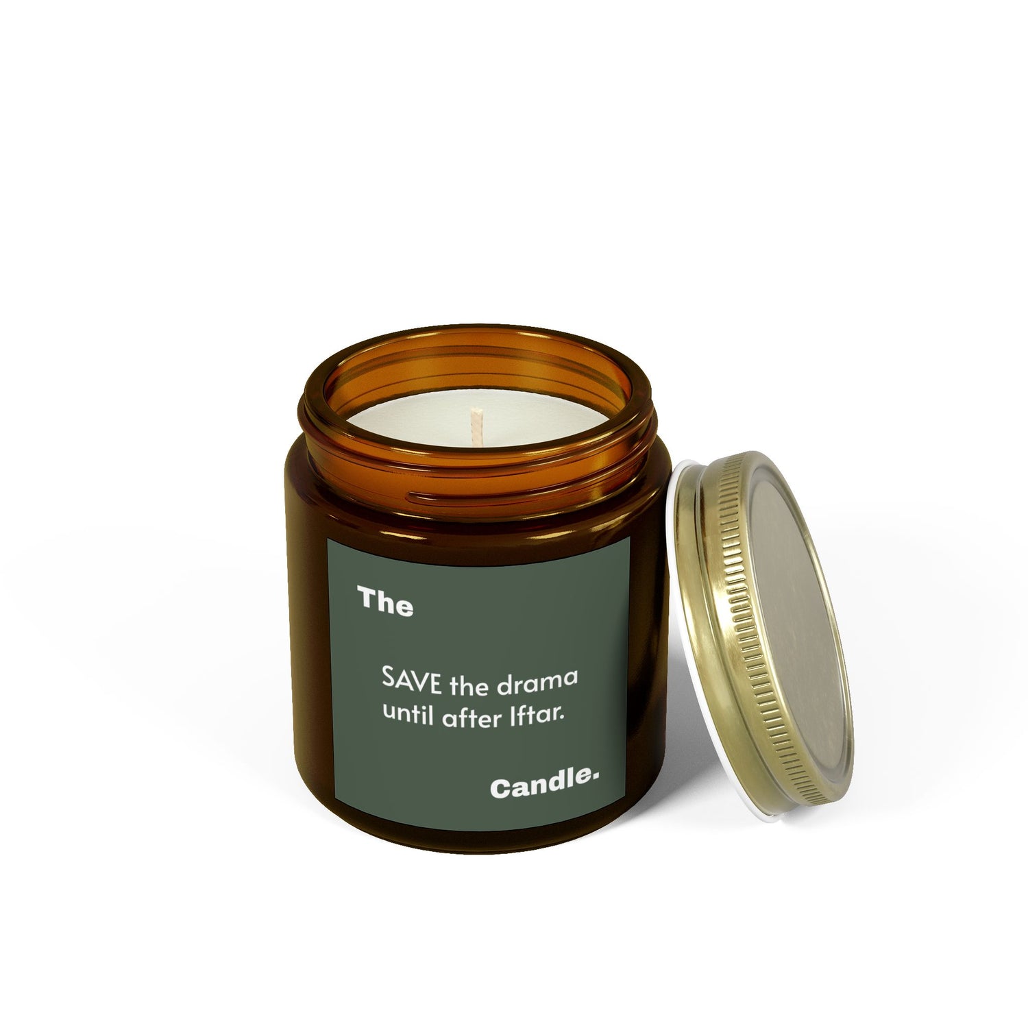 "Save the Drama" Scented Candles, Coconut Apricot Wax (4oz, 9oz)