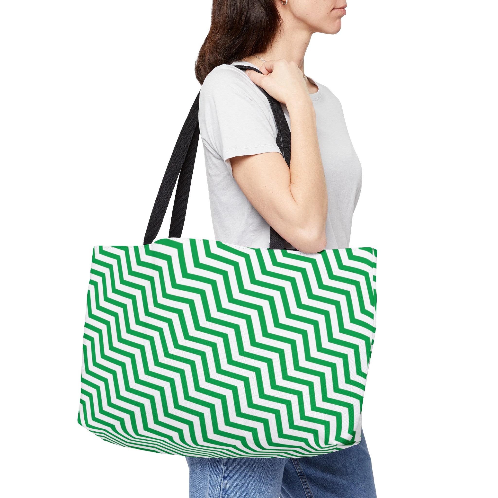 "Salam" Weekender Tote Bag- green