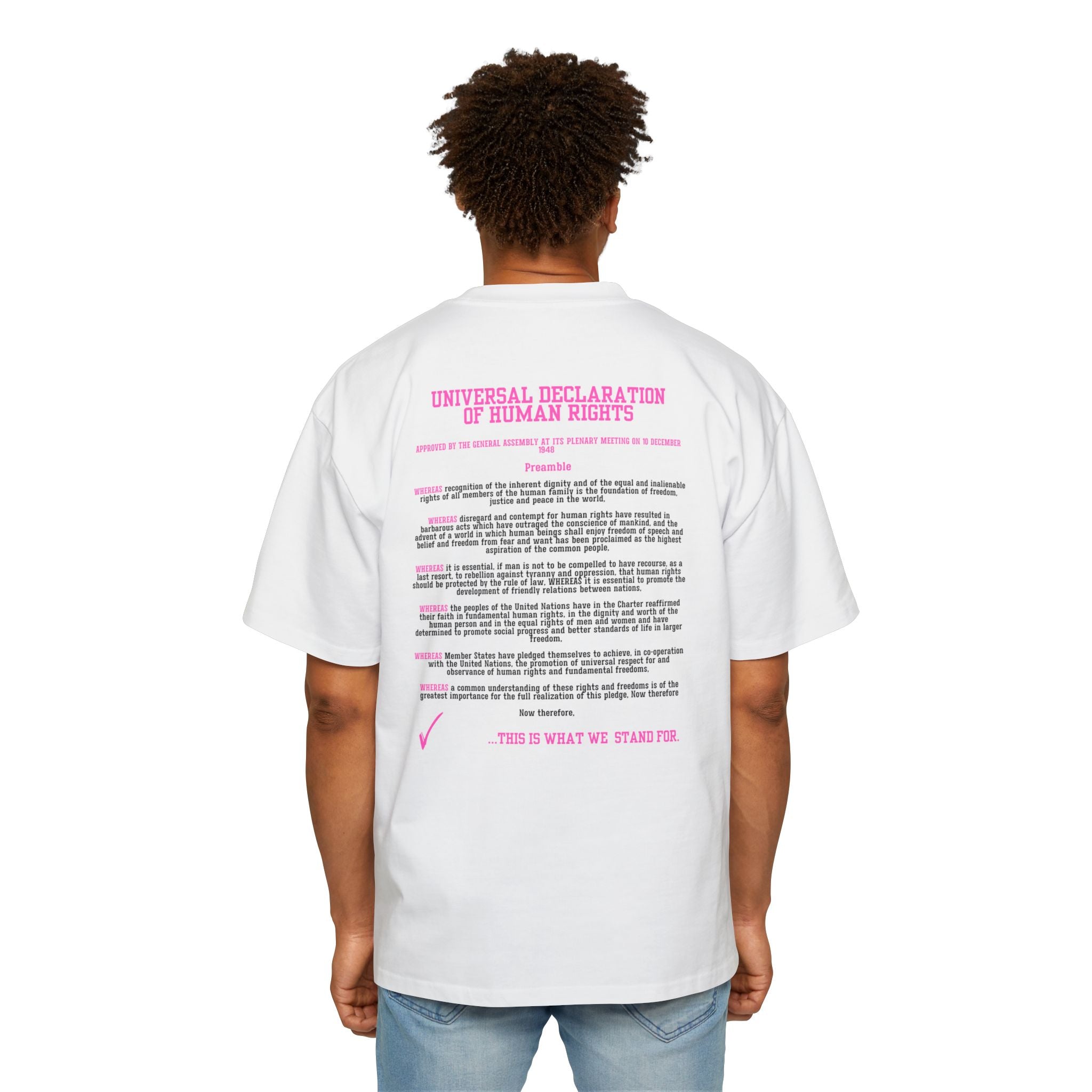 "Article 1 UDHR- Free and Equal" Men&