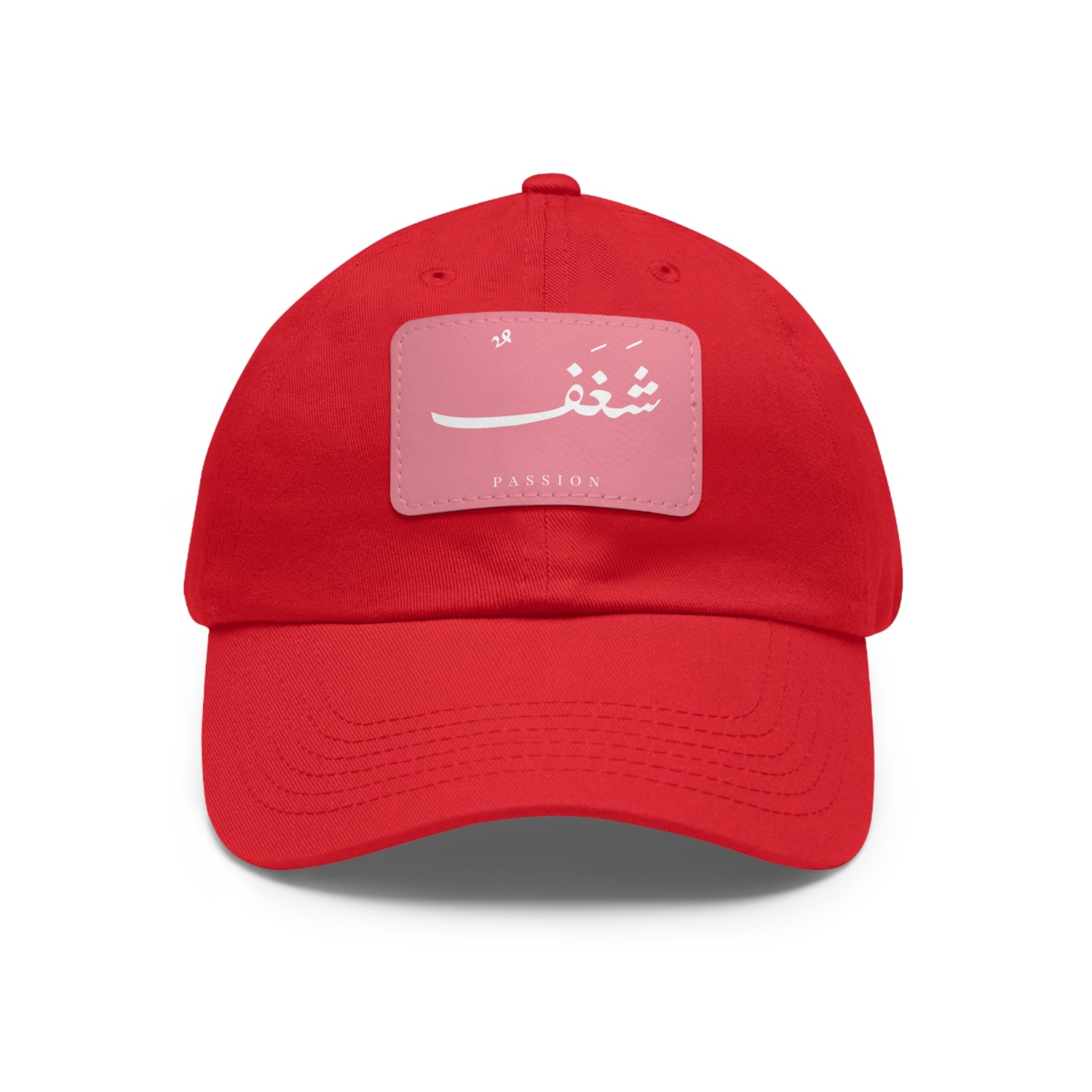 Hat with Leather Patch, "Passion"