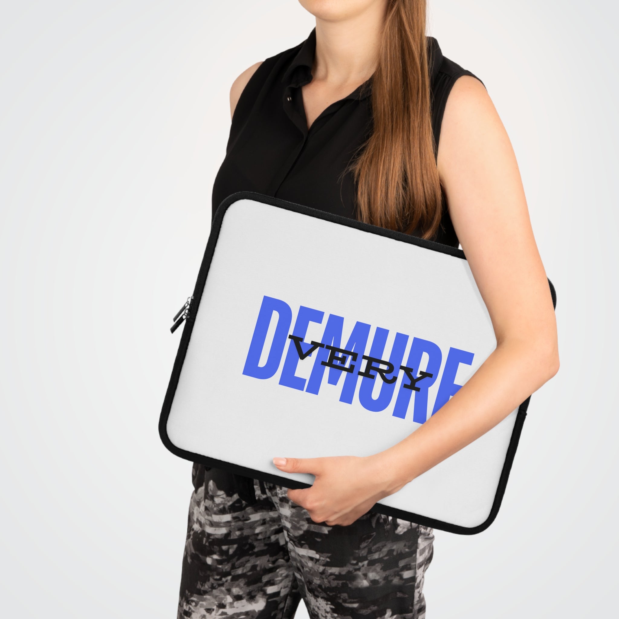"Very Demure" Laptop Sleeve- "Blue"