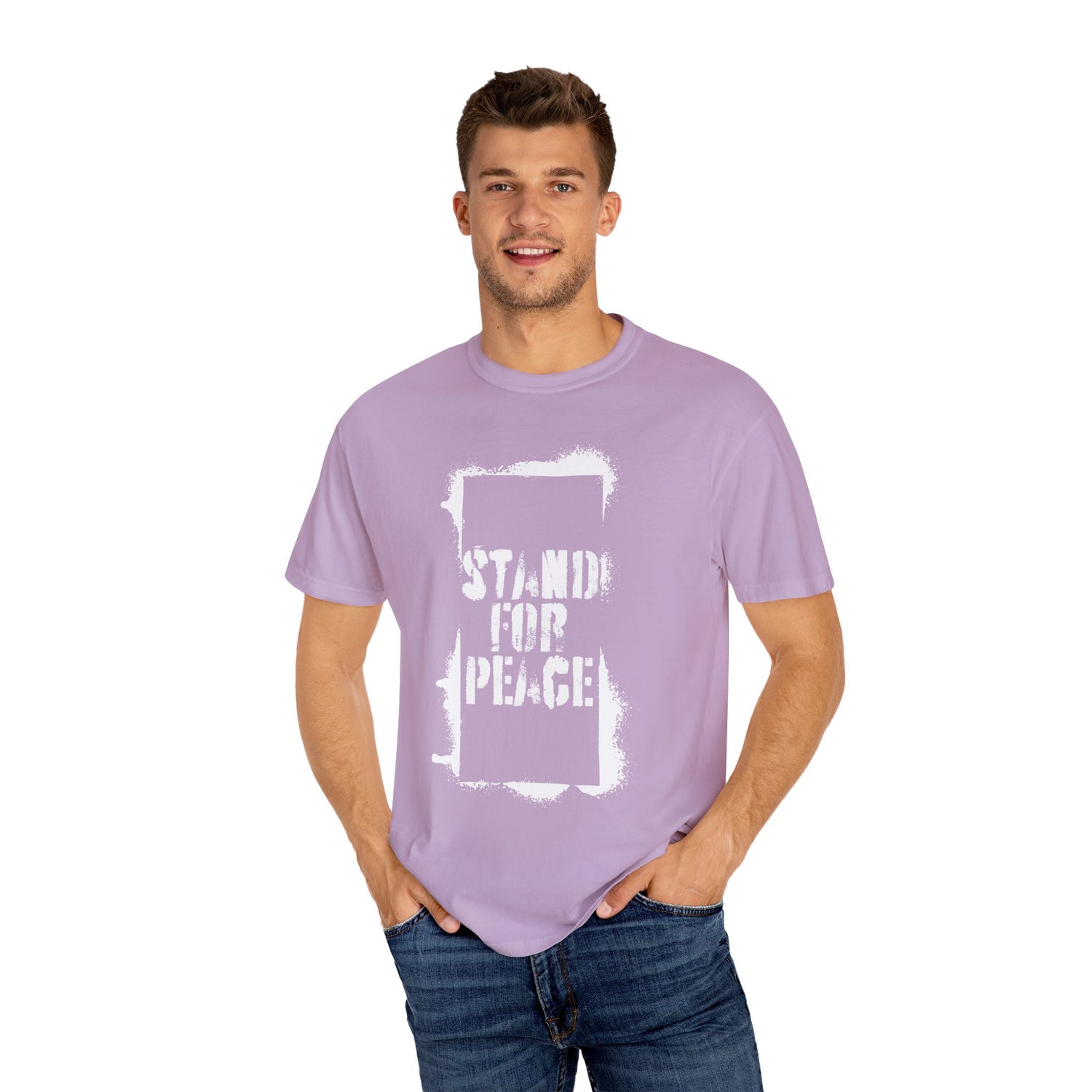 "Stand for Peace" Unisex Garment-Dyed T-shirt