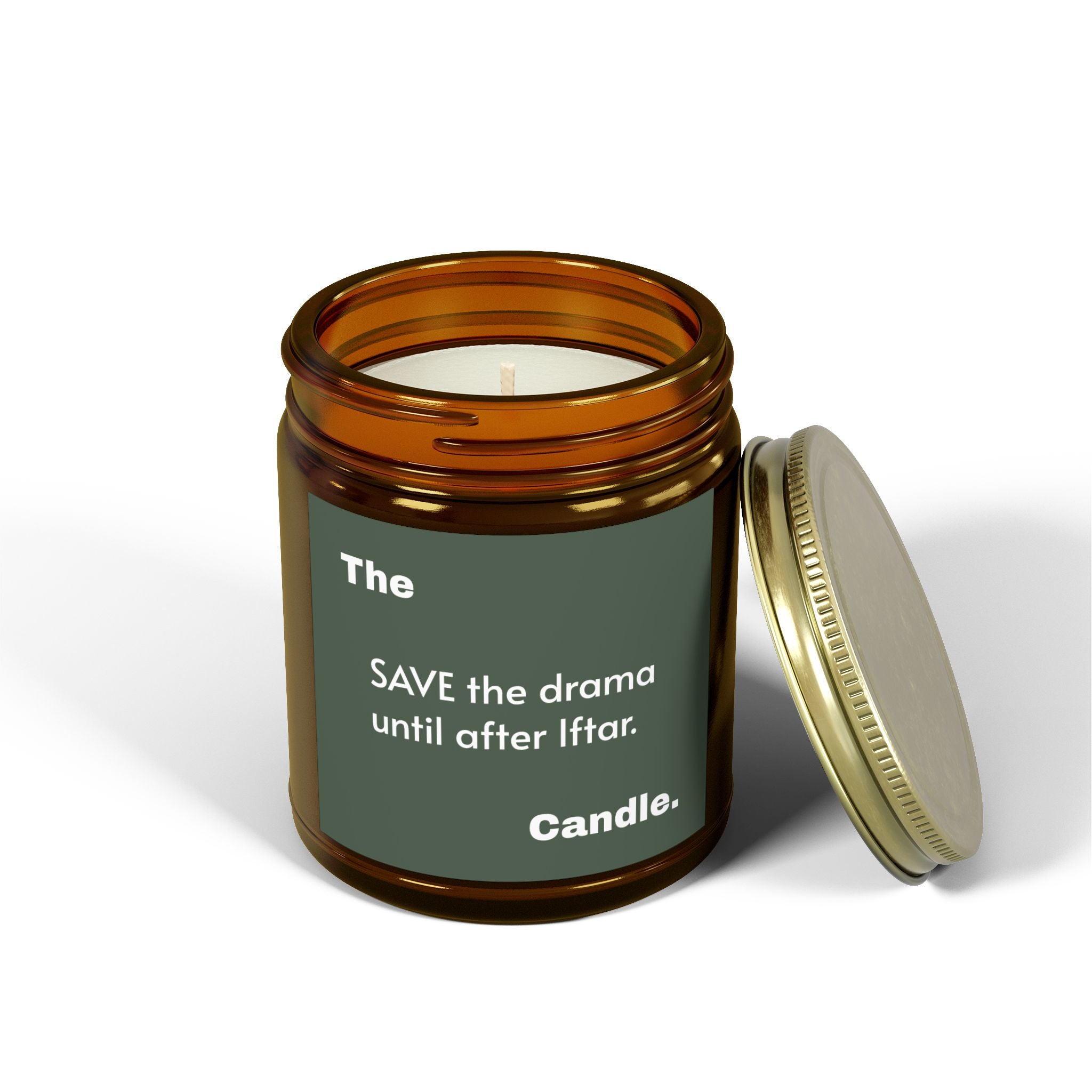 "Save the Drama" Scented Candles, Coconut Apricot Wax (4oz, 9oz)