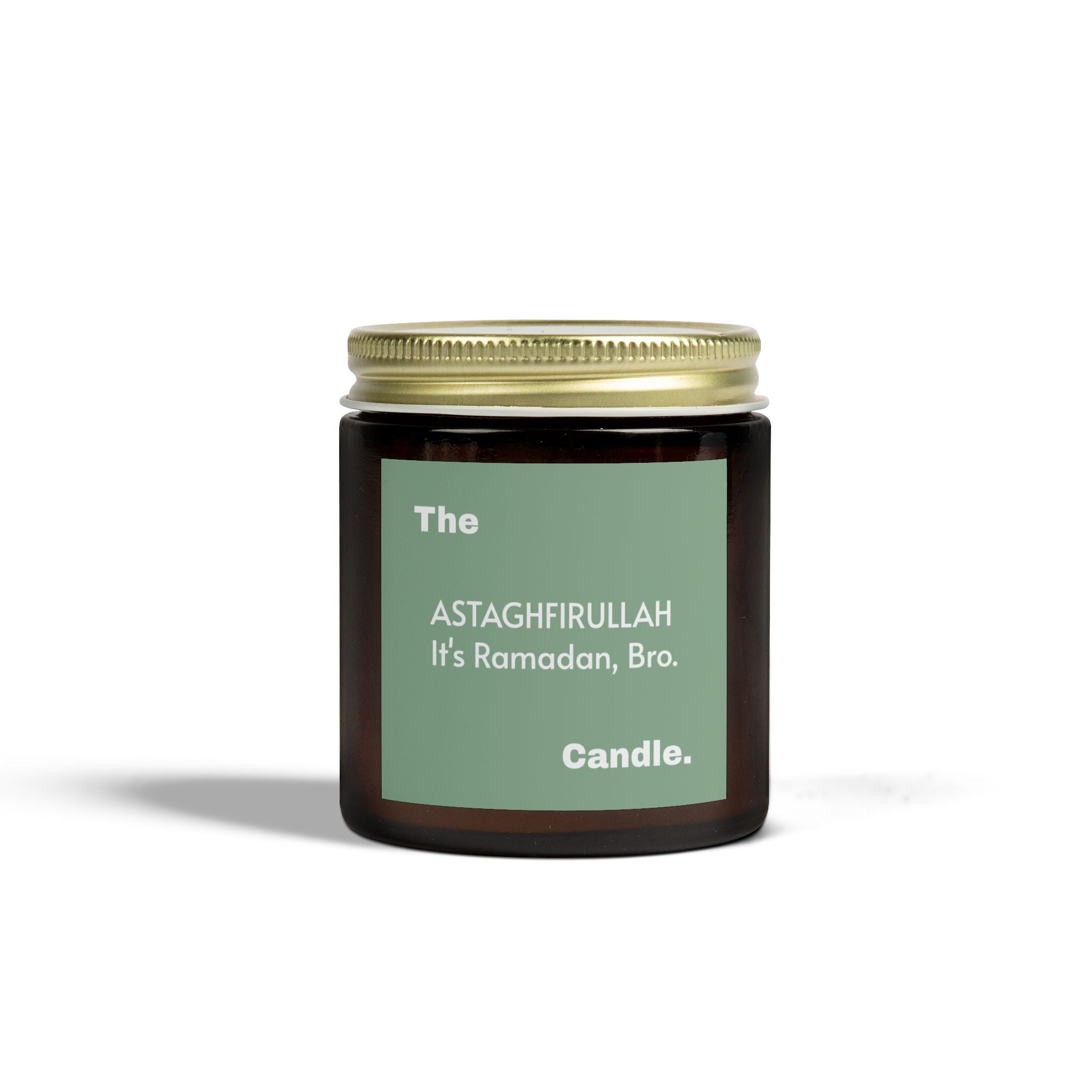 "Astaghfirullah" Scented Candles, Coconut Apricot Wax (4oz, 9oz)
