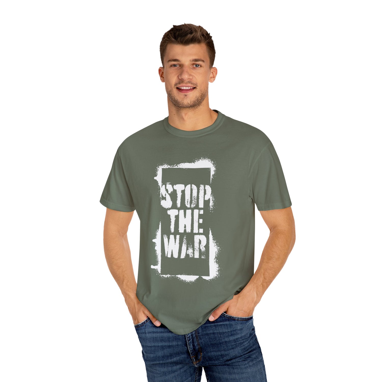 "Stop the War" Unisex Garment-Dyed T-shirt
