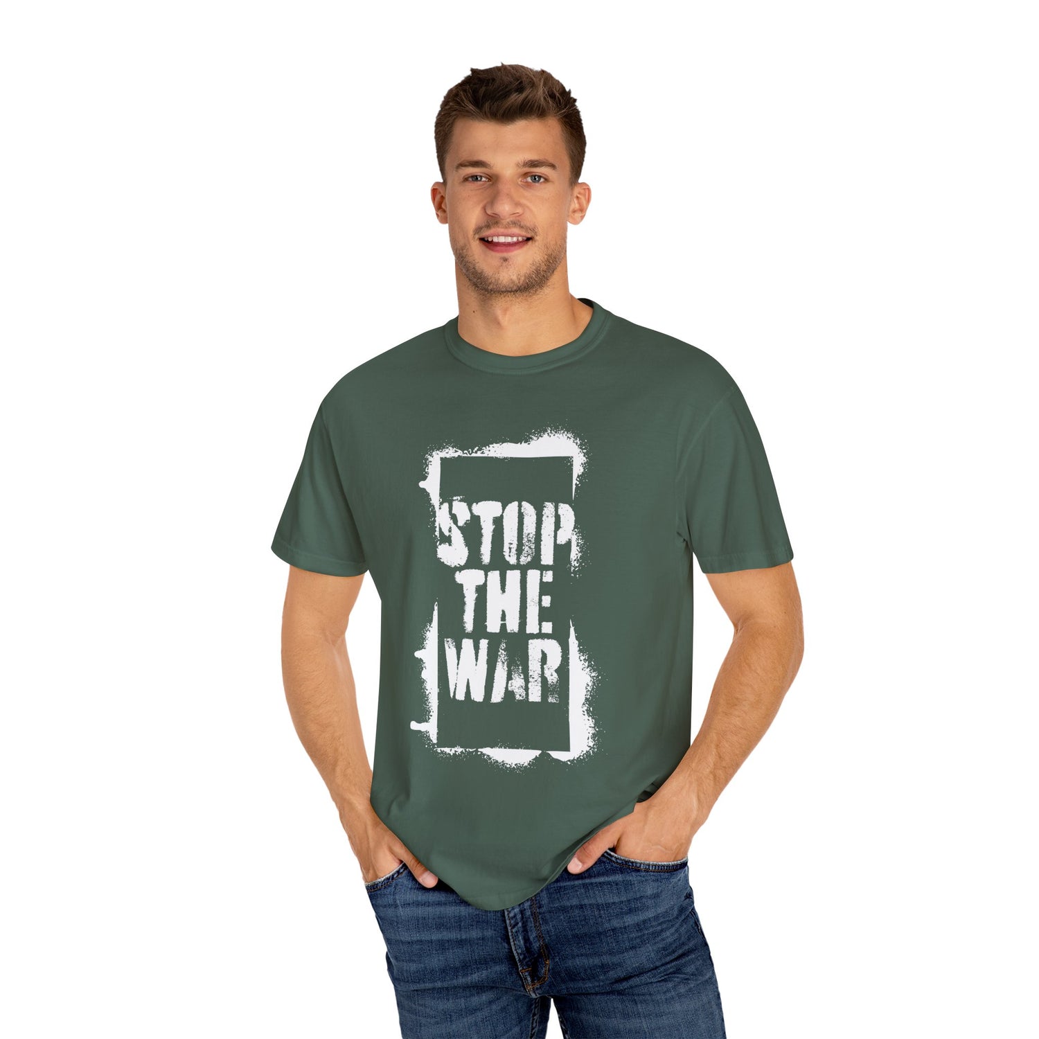 "Stop the War" Unisex Garment-Dyed T-shirt