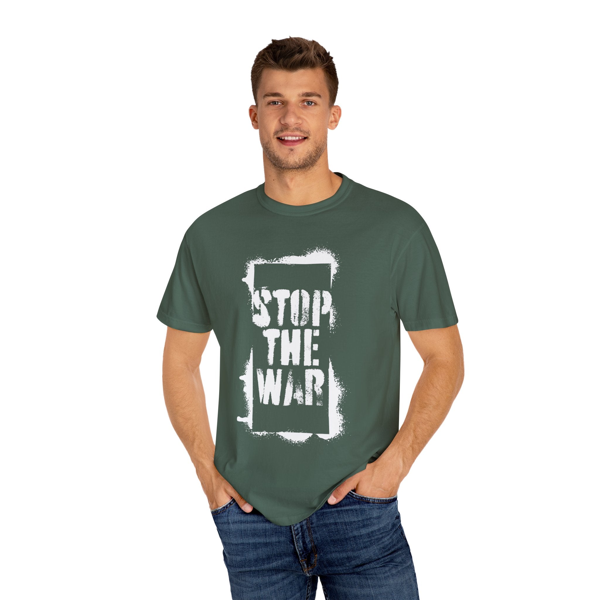 "Stop the War" Unisex Garment-Dyed T-shirt