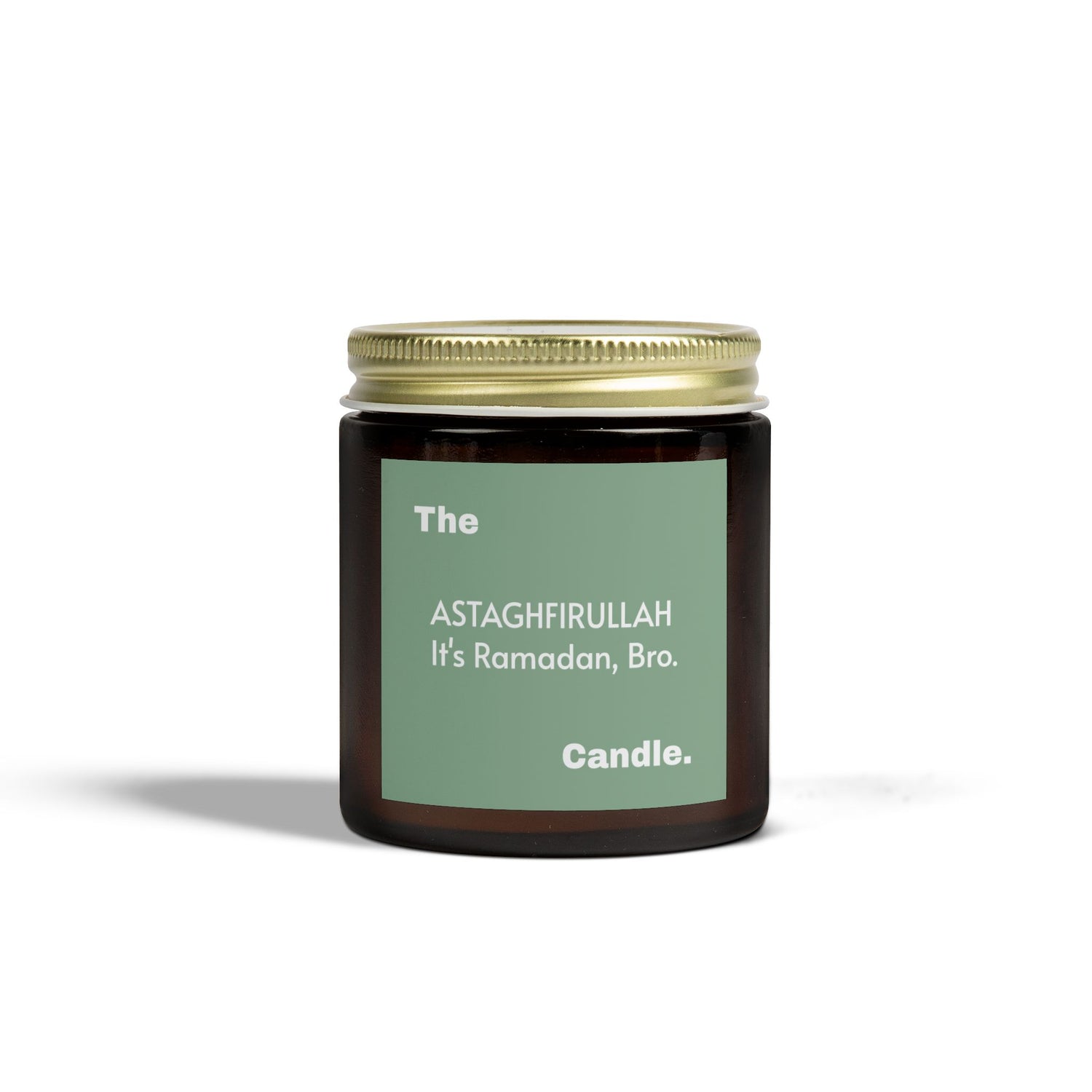 "Astaghfirullah" Scented Candles, Coconut Apricot Wax (4oz, 9oz)