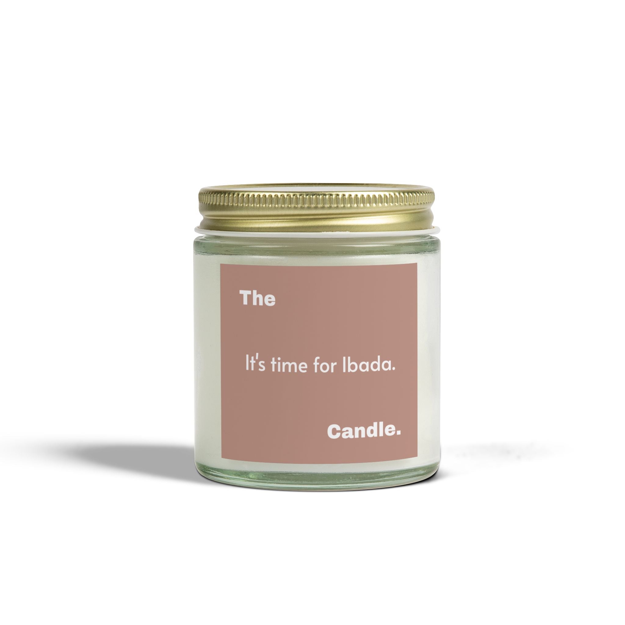 "Time for Ibada" Scented Candles, Coconut Apricot Wax (4oz, 9oz)
