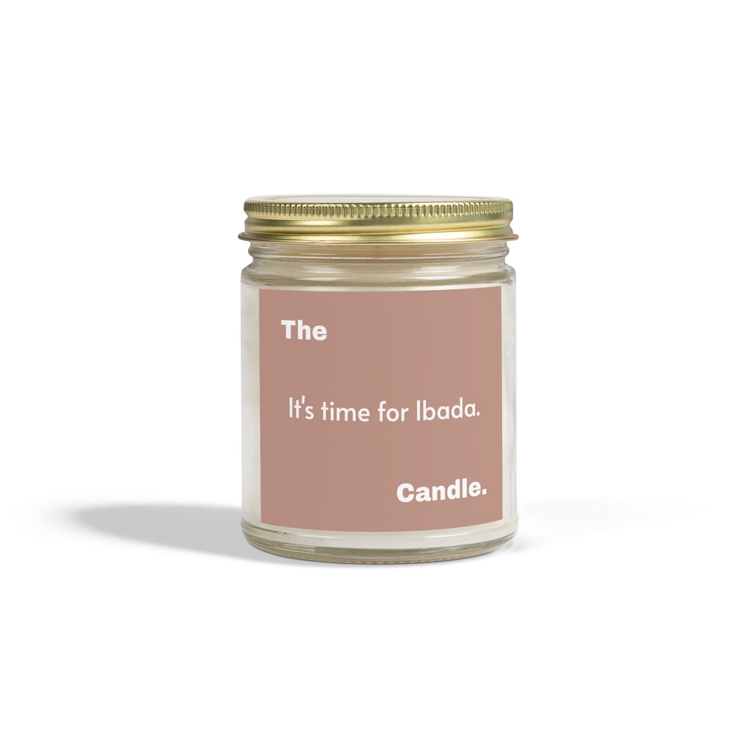 "Time for Ibada" Scented Candles, Coconut Apricot Wax (4oz, 9oz)