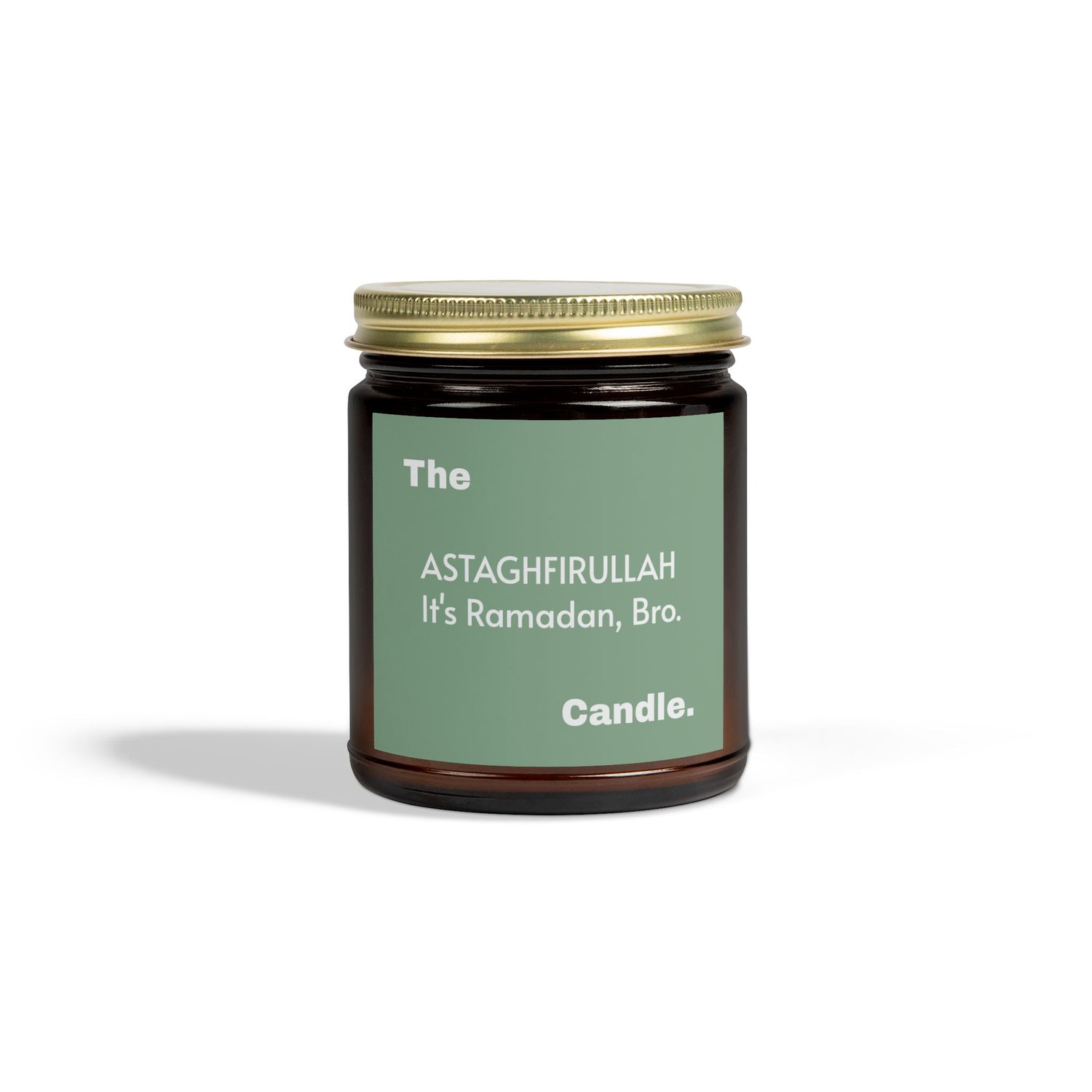 "Astaghfirullah" Scented Candles, Coconut Apricot Wax (4oz, 9oz)