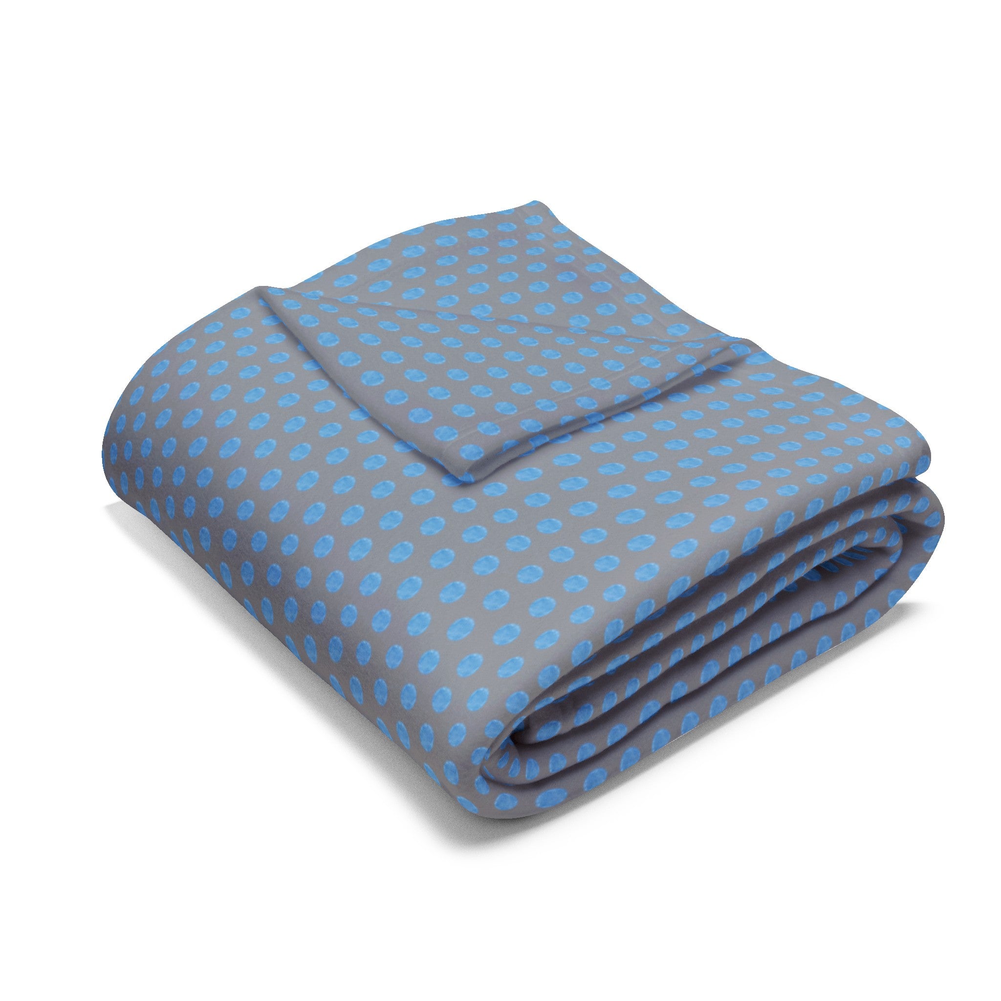 Arctic Fleece Blanket Grey/Blue