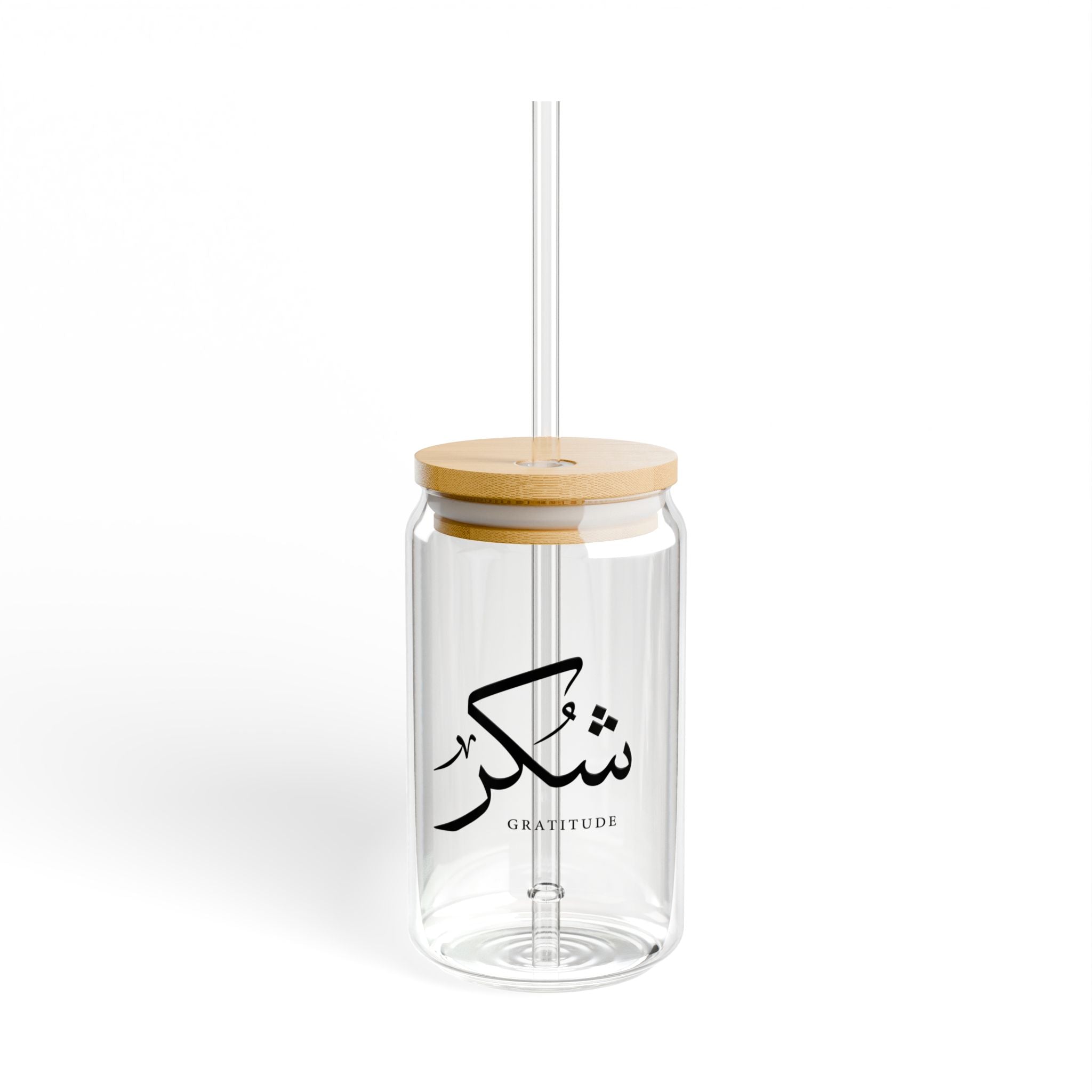 Gratitude Sipper Glass, 16oz