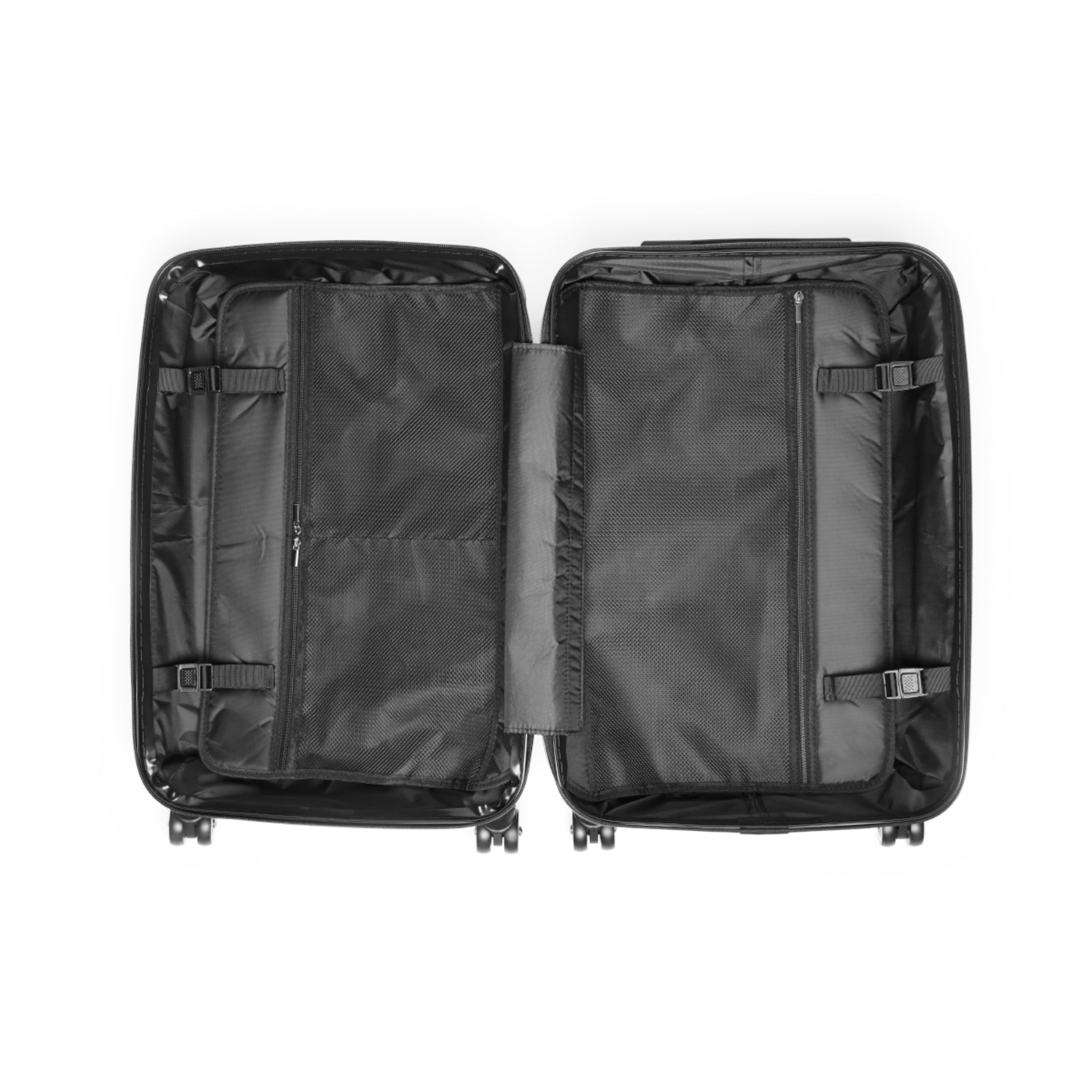 Travel Suitcases- White/Yellow