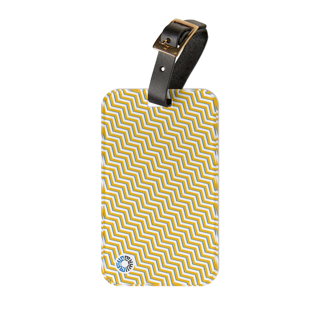 Luggage Tag- Yellow/Blue