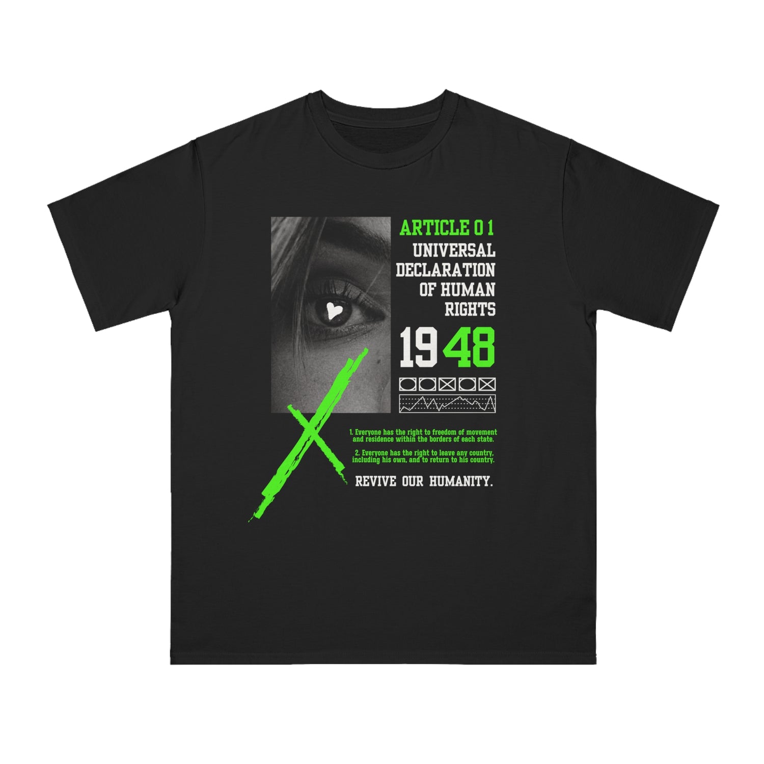 "Article 1" Organic Unisex Classic T-Shirt