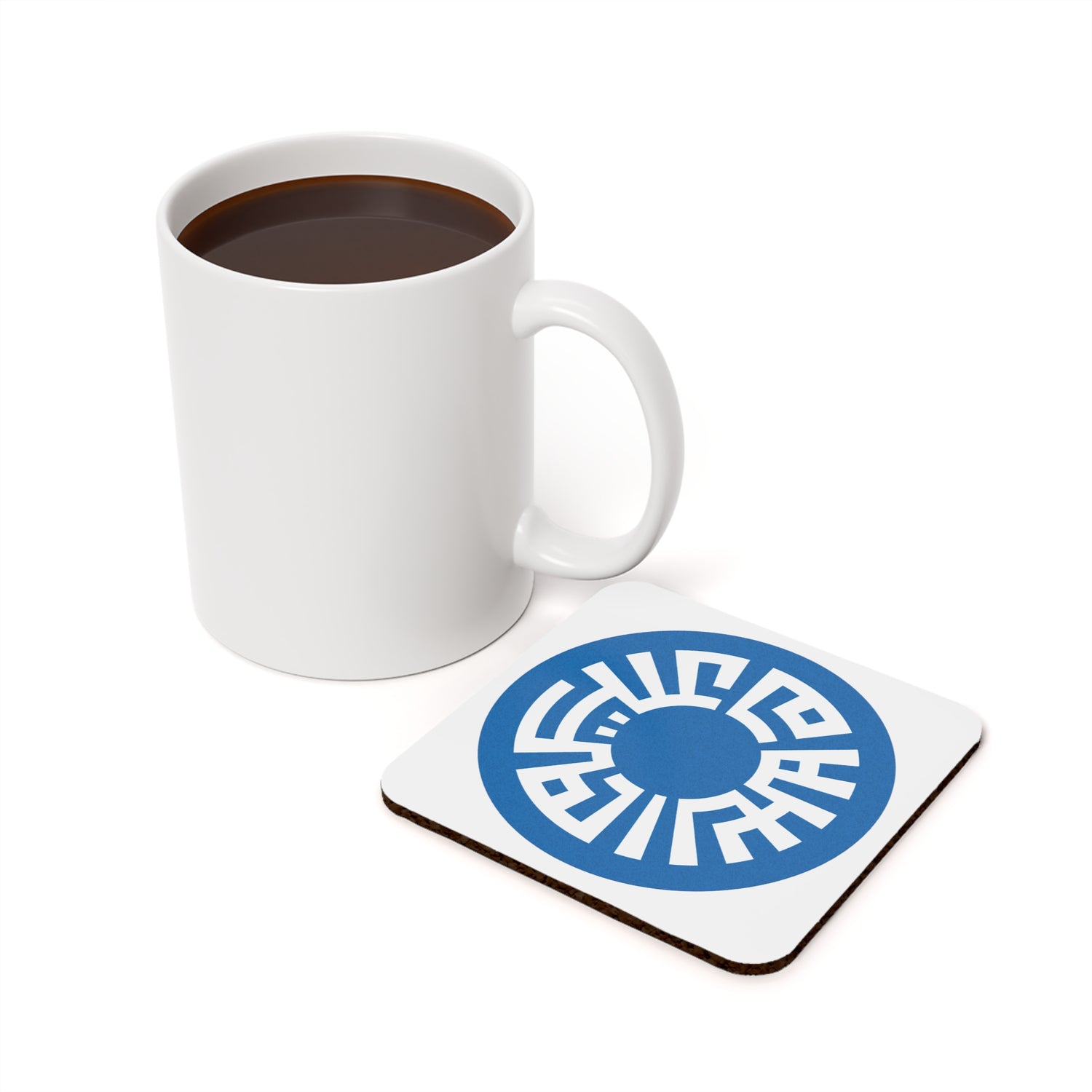 "Salam" Cork Back Coaster- Green