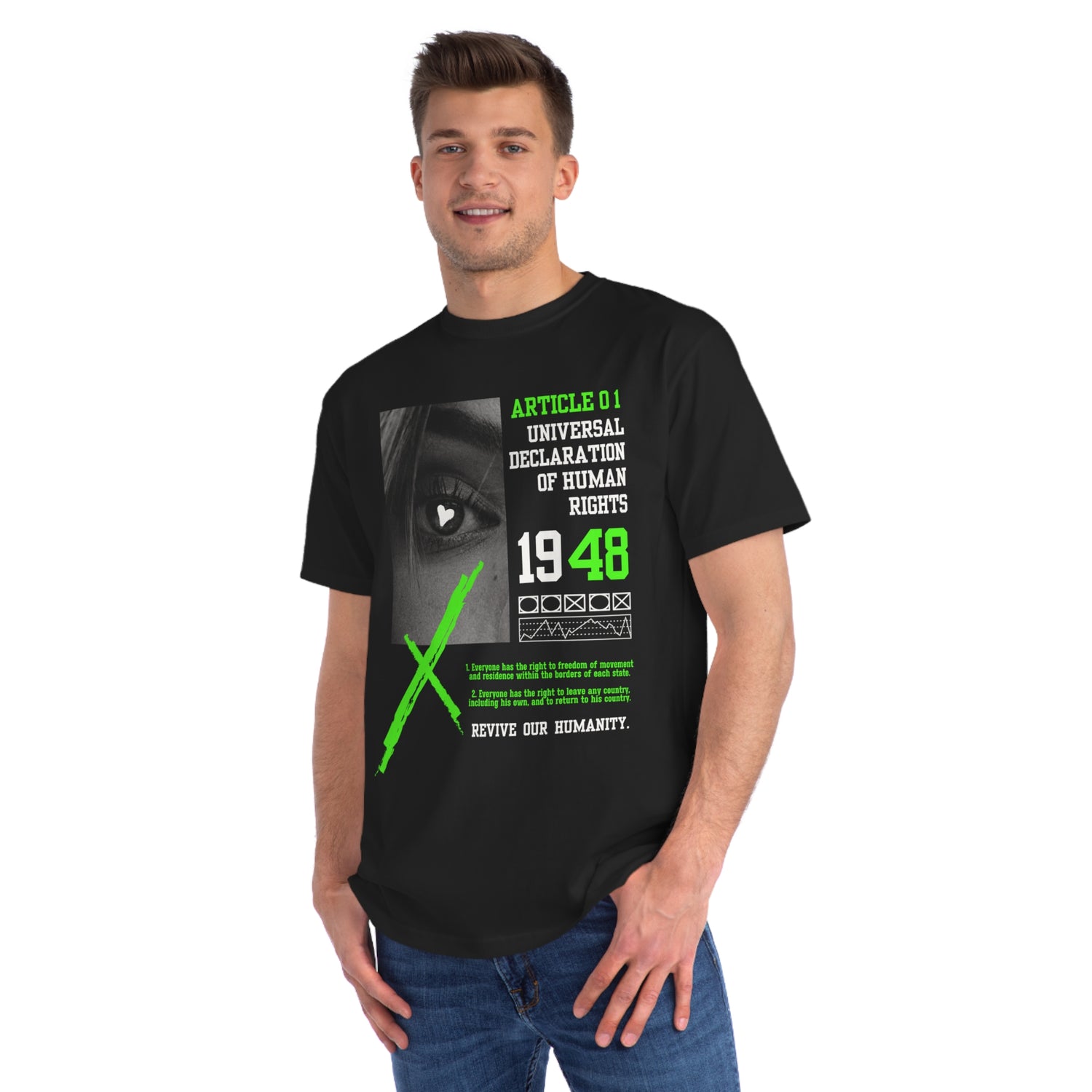 "Article 1" Organic Unisex Classic T-Shirt