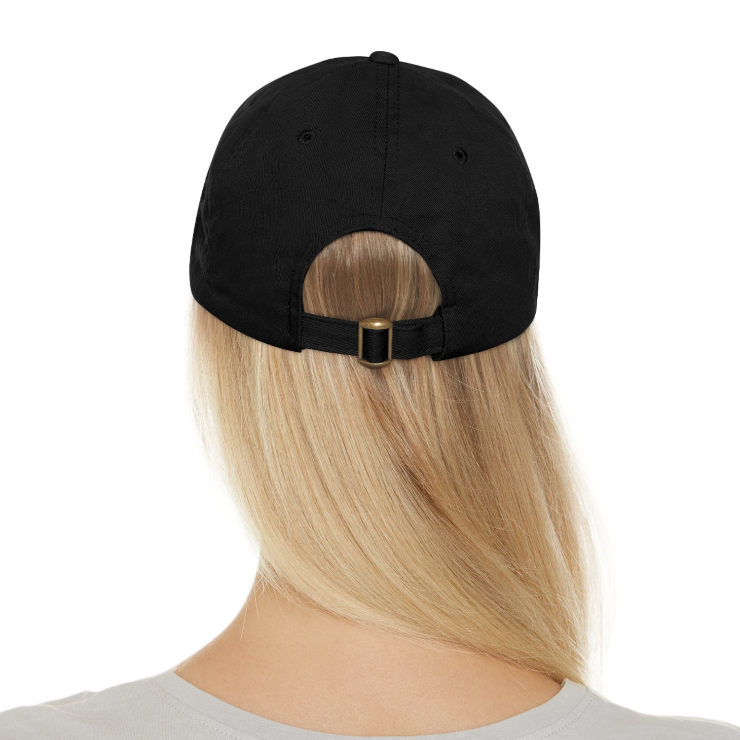 Hat with Leather Patch, "Gratitude"