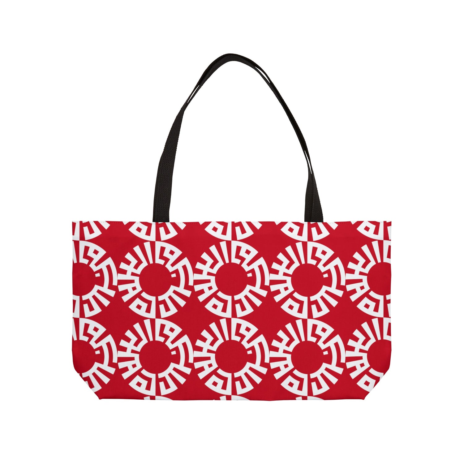 "Salam" Weekender Tote Bag- Dark Red