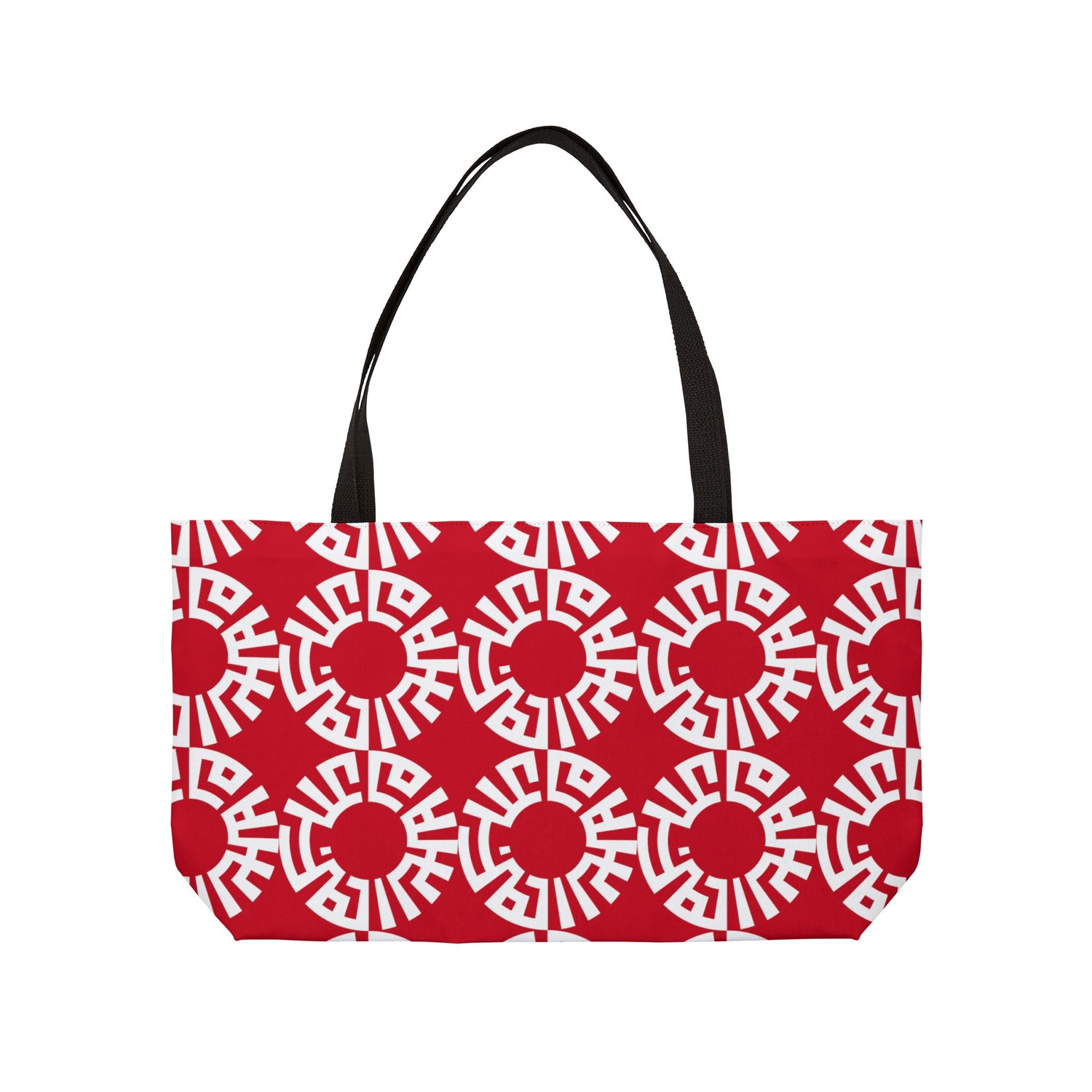 "Salam" Weekender Tote Bag- Dark Red