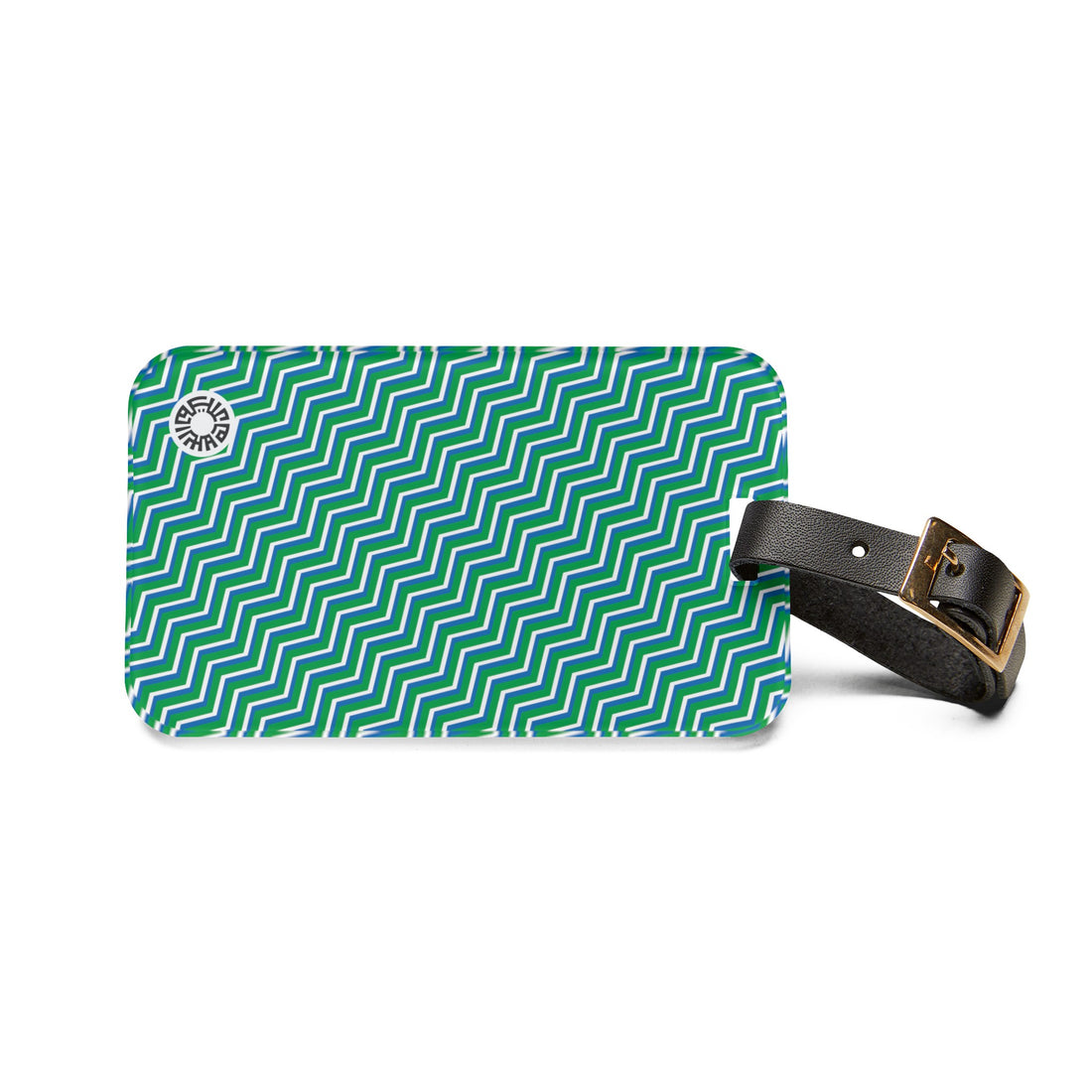 Luggage Tag- Blue/Green