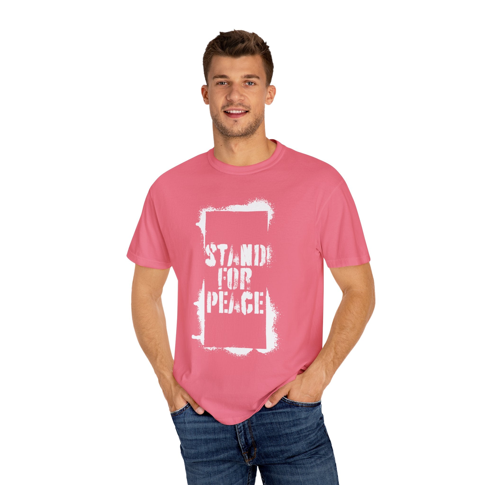 "Stand for Peace" Unisex Garment-Dyed T-shirt