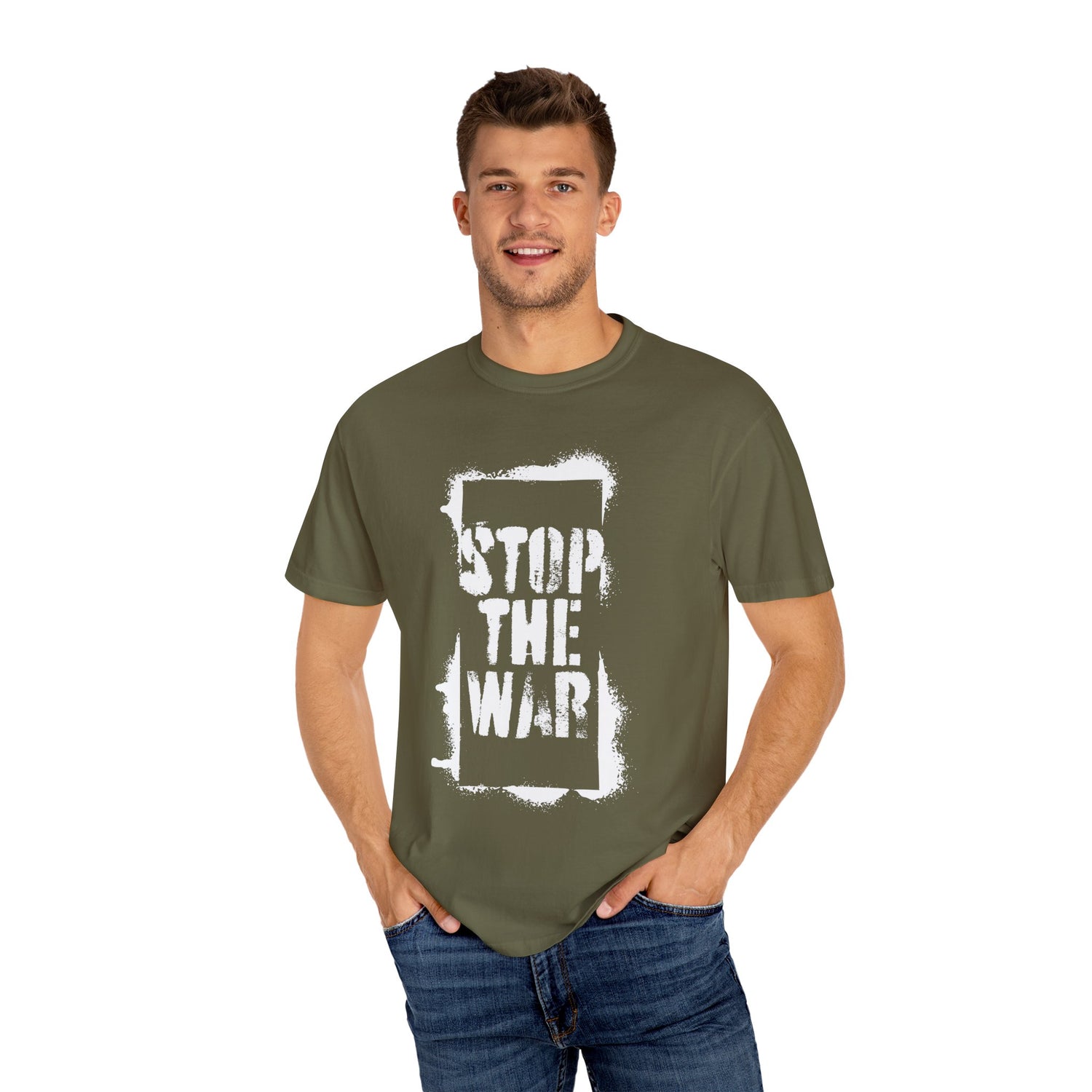 "Stop the War" Unisex Garment-Dyed T-shirt