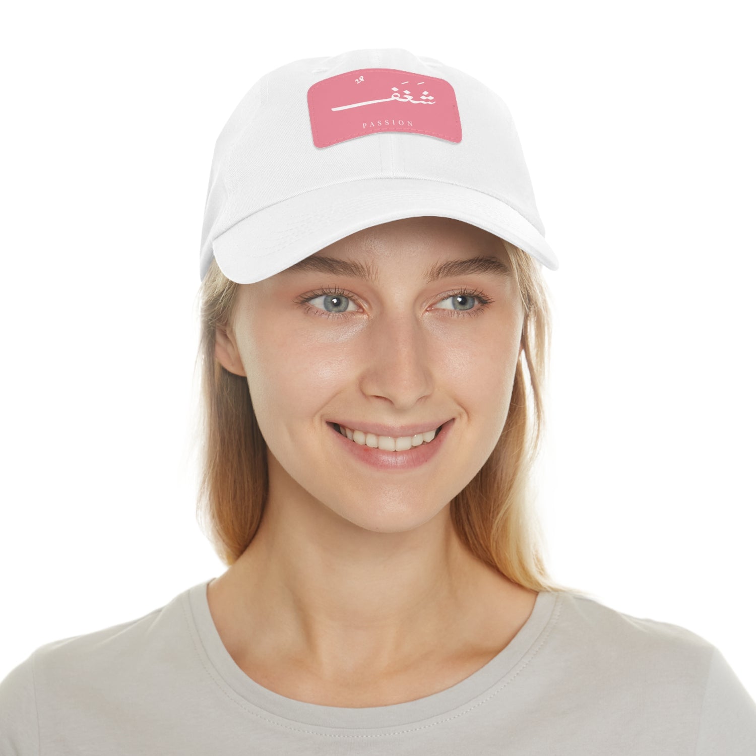 Hat with Leather Patch, "Passion"