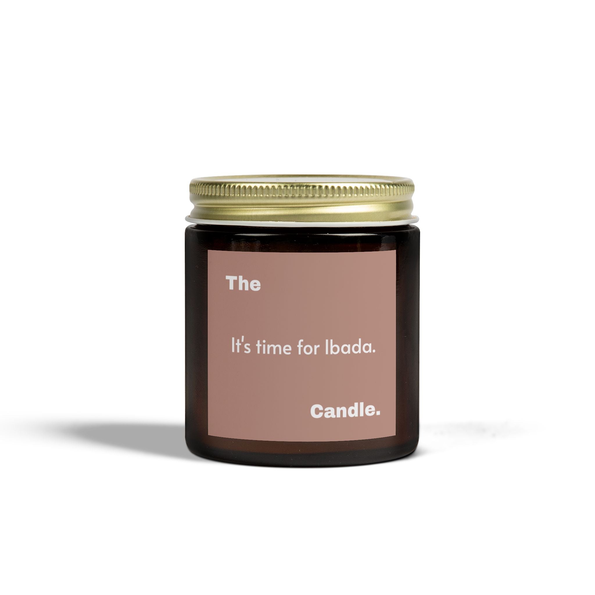 "Time for Ibada" Scented Candles, Coconut Apricot Wax (4oz, 9oz)