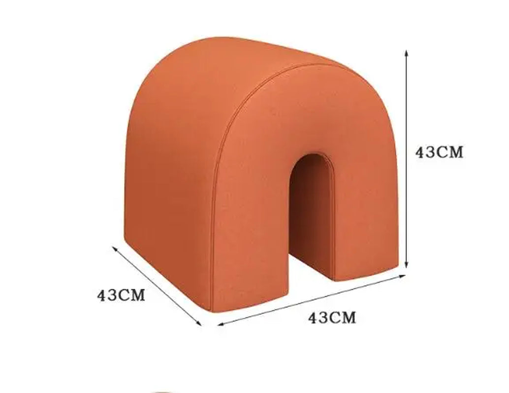 Wuli Nordic Makeup Stool Change the Footstool at the Door Home Minimalist Long Sofa Stool Creative Low Stools Furniture