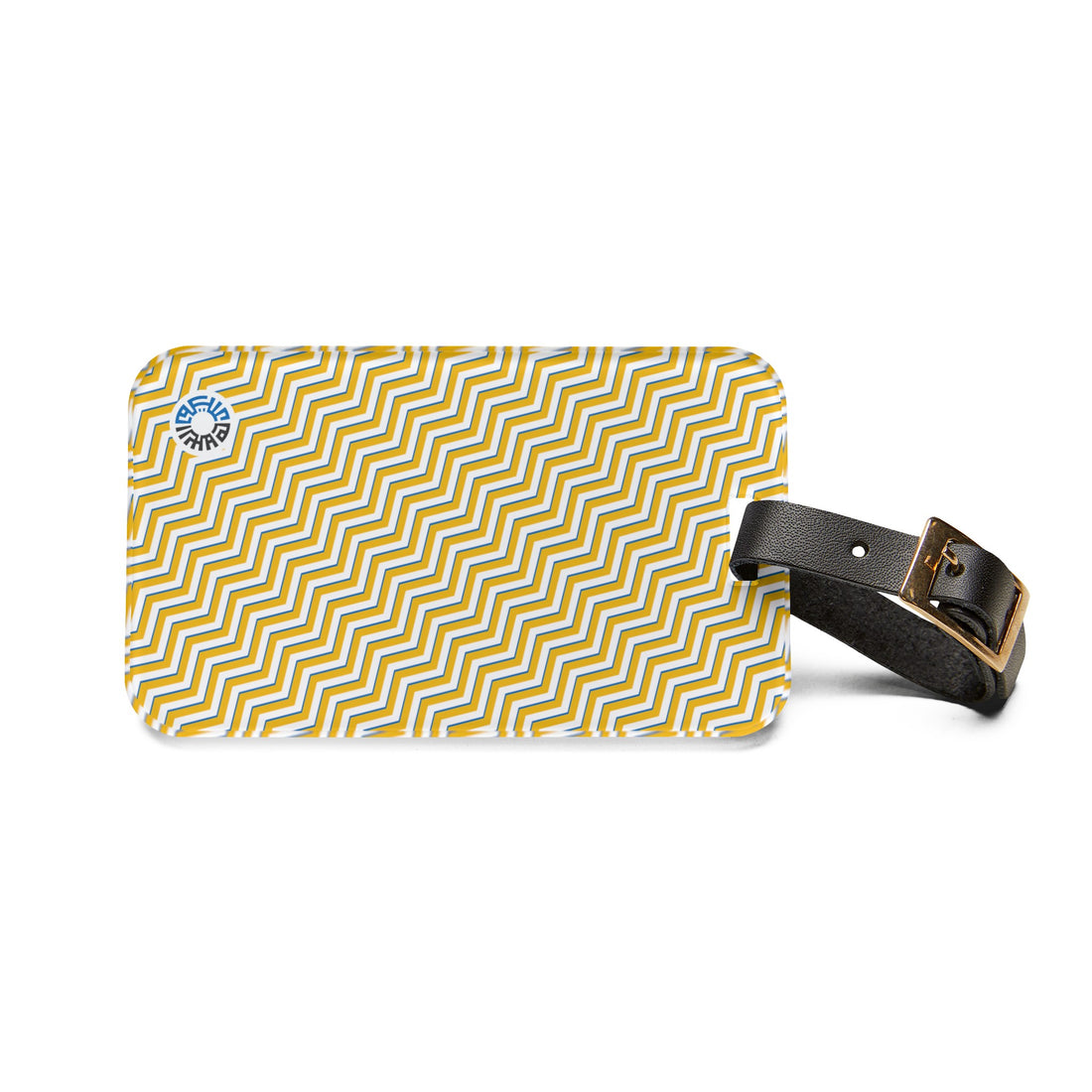 Luggage Tag- Yellow/Blue