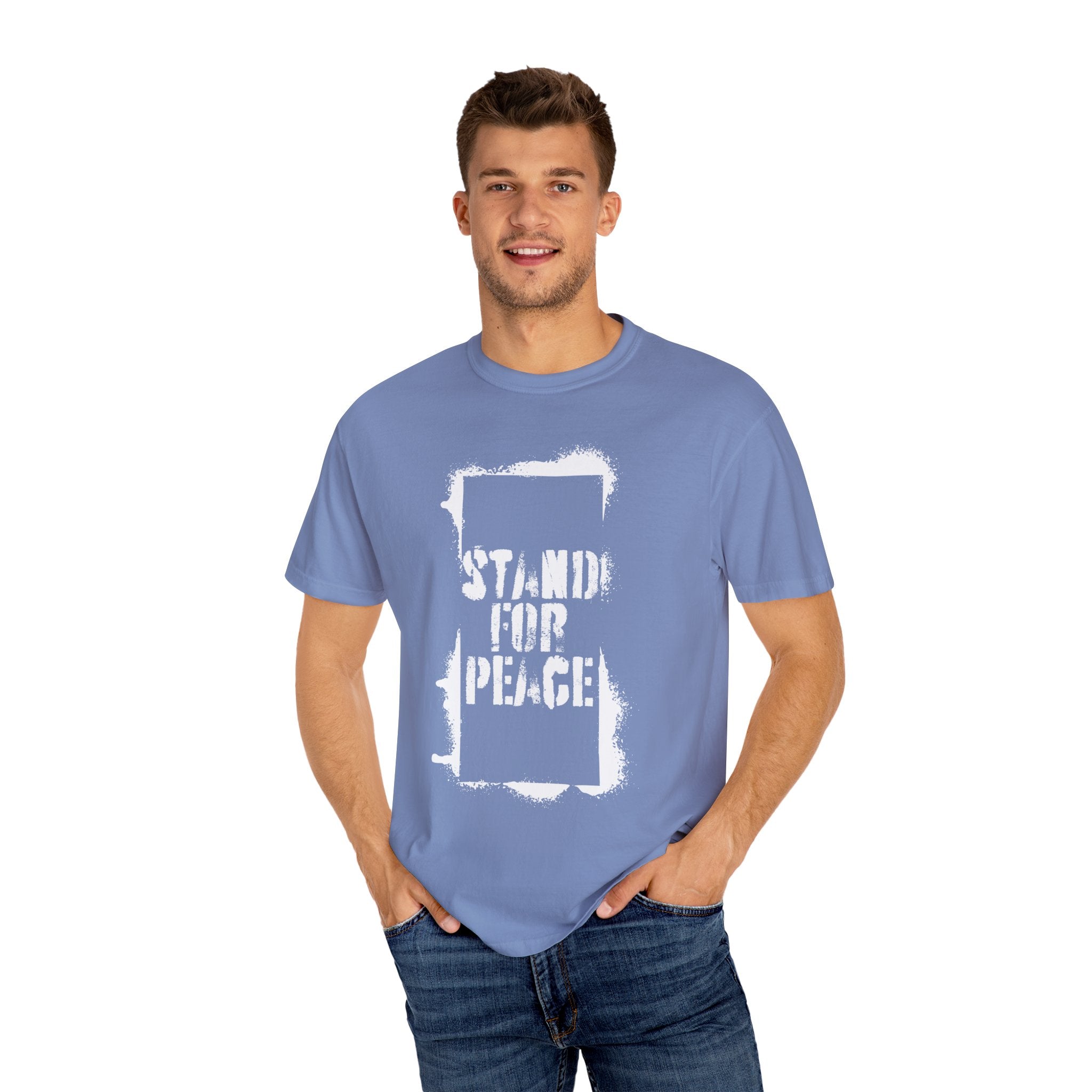 "Stand for Peace" Unisex Garment-Dyed T-shirt